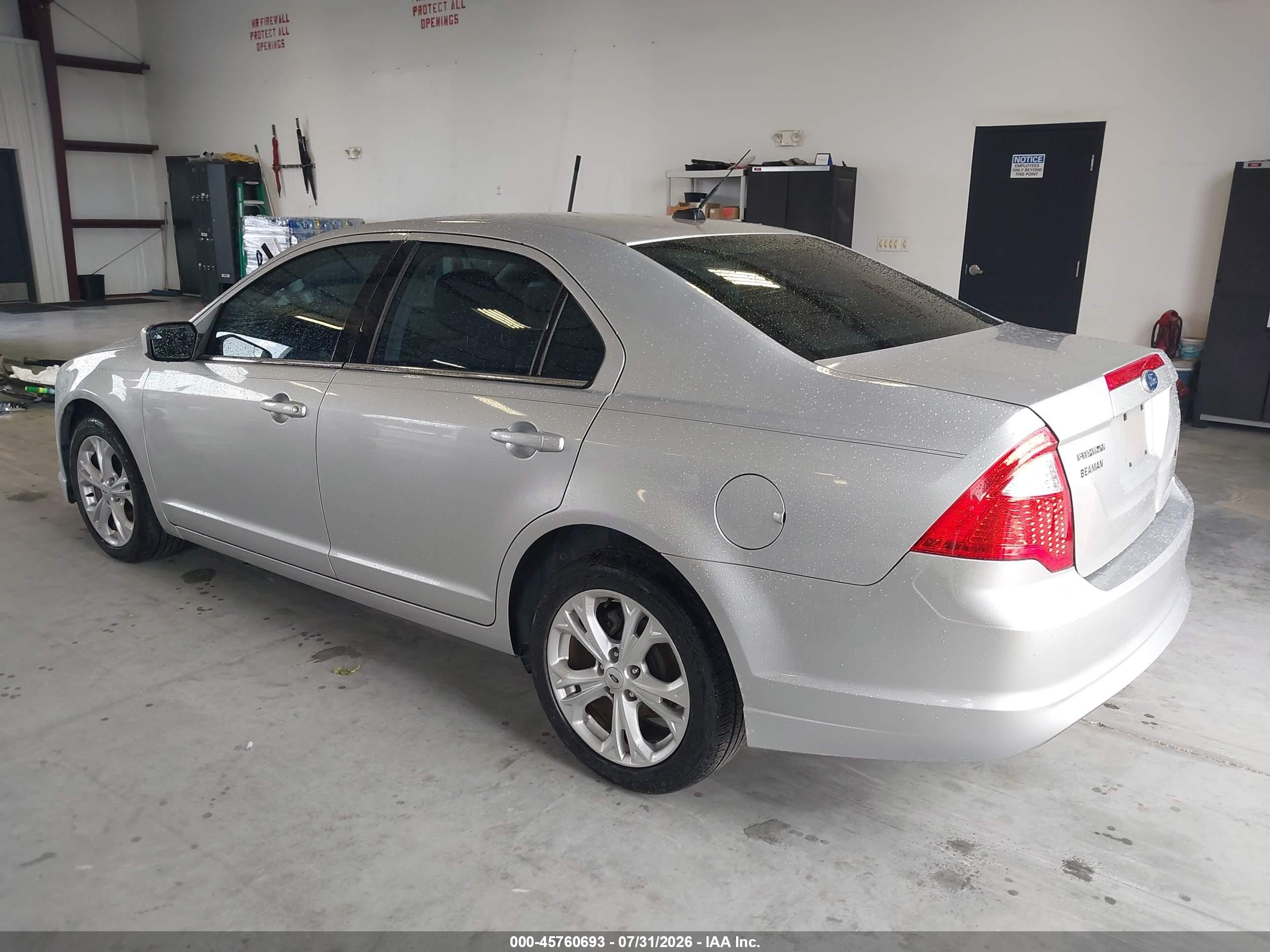 2012 Ford Fusion Se Silver vin: 3FAHP0HA8CR225322