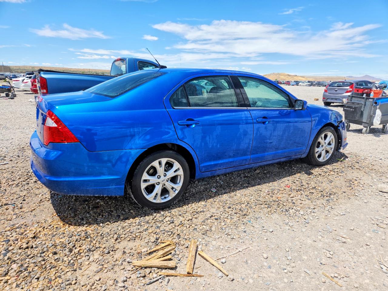 2012 Ford Fusion Se Синий vin: 3FAHP0HA8CR259728
