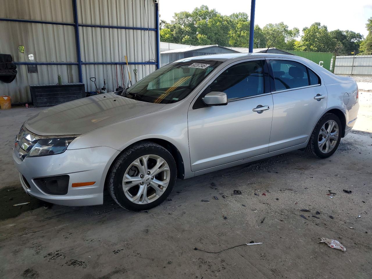 2012 Ford Fusion Silver vin: 3FAHP0HA8CR263620