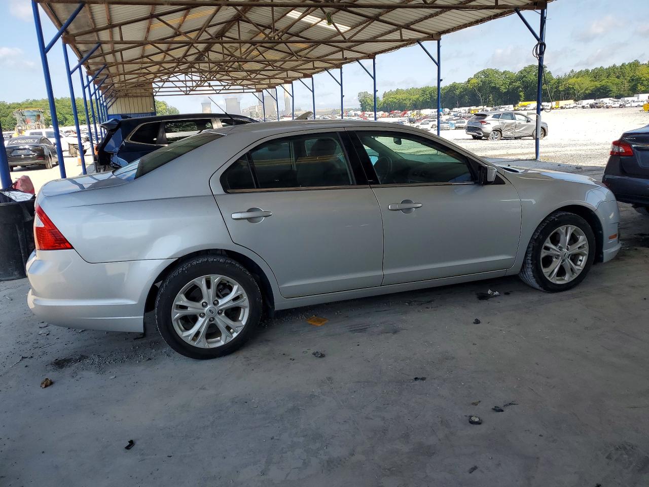 2012 Ford Fusion Silver vin: 3FAHP0HA8CR263620