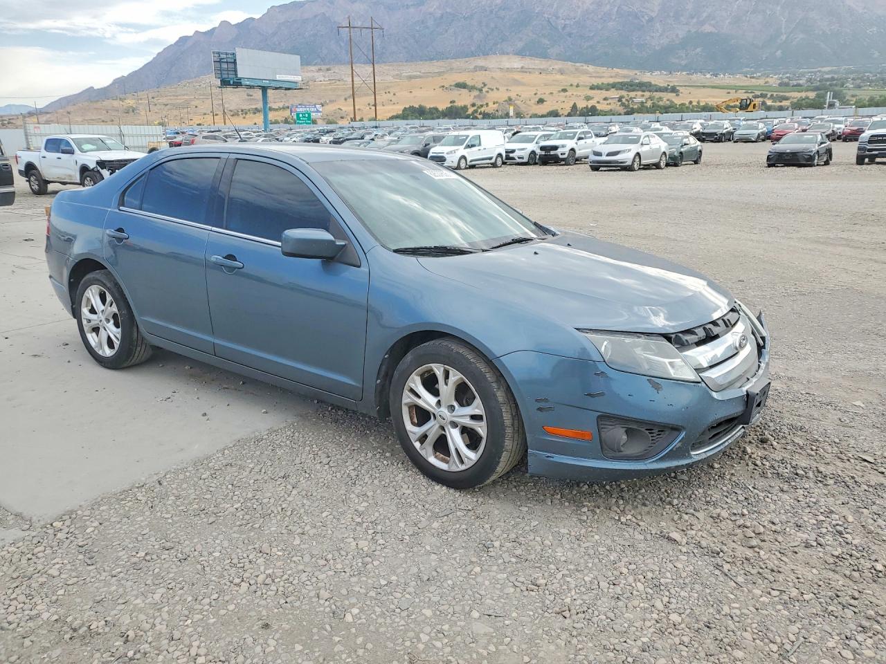 2012 Ford Fusion Se Синий vin: 3FAHP0HA8CR285536