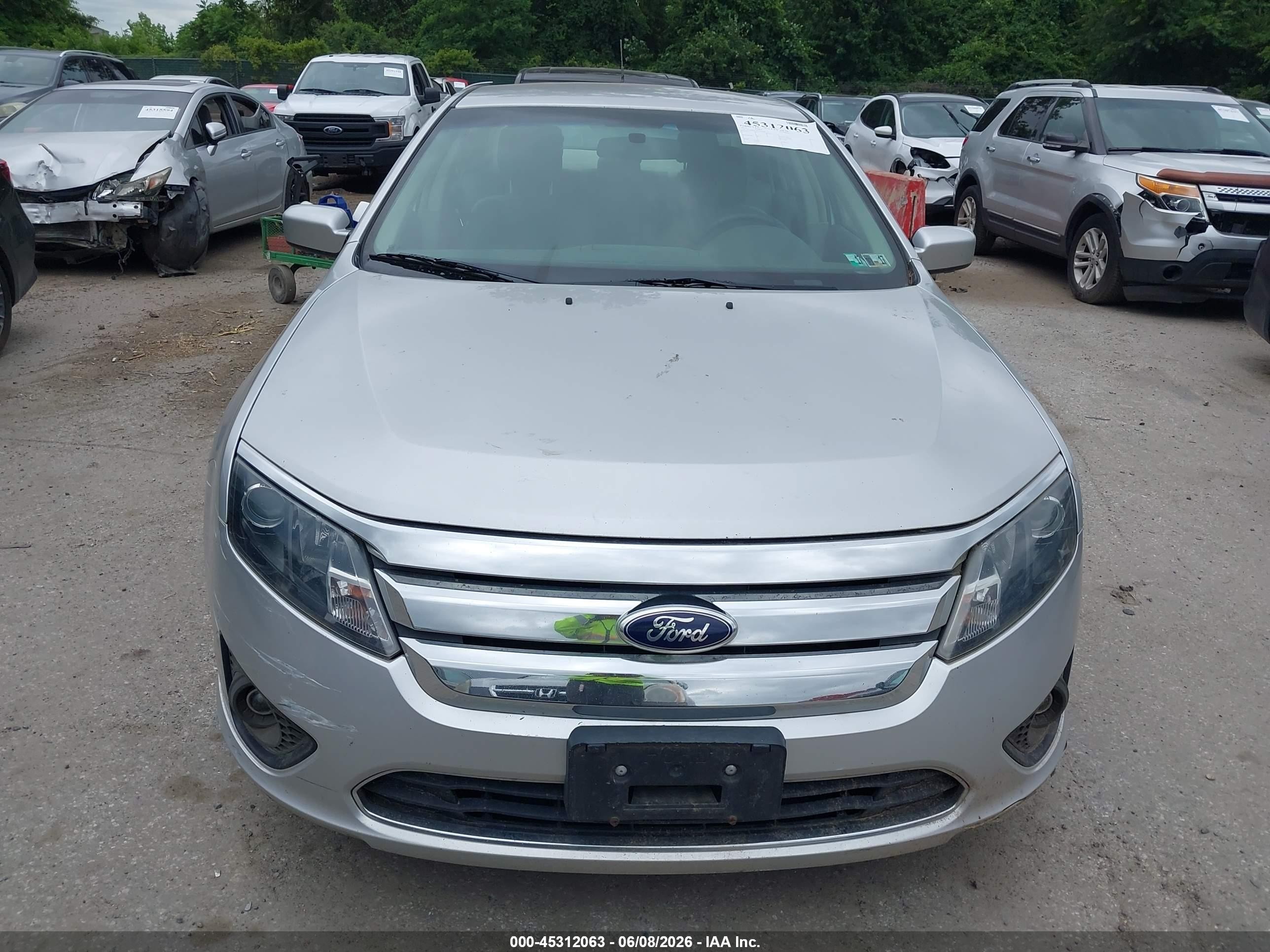 2012 Ford Fusion Se Silver vin: 3FAHP0HA8CR329048