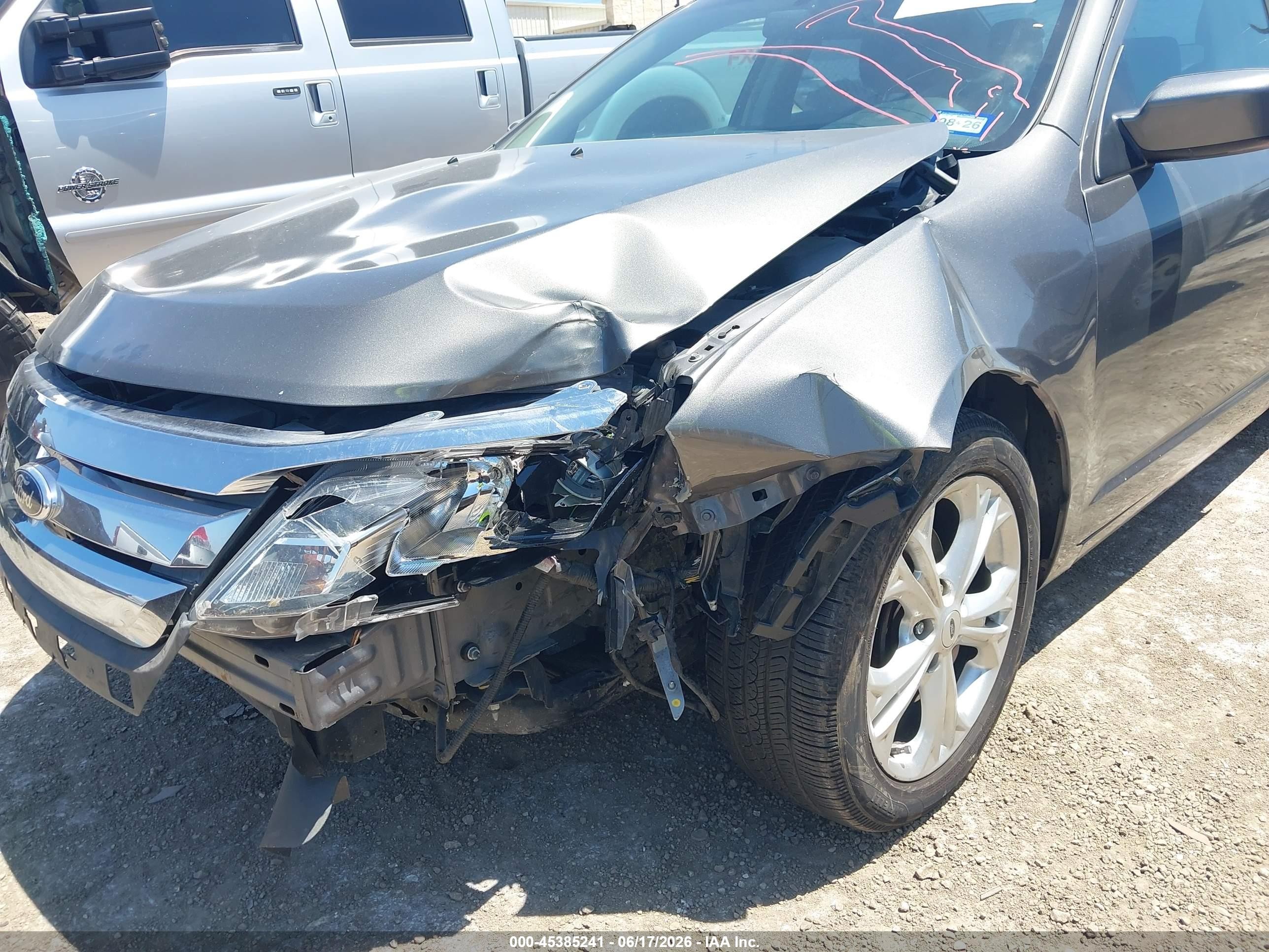 2012 Ford Fusion Se Серый vin: 3FAHP0HA8CR397348