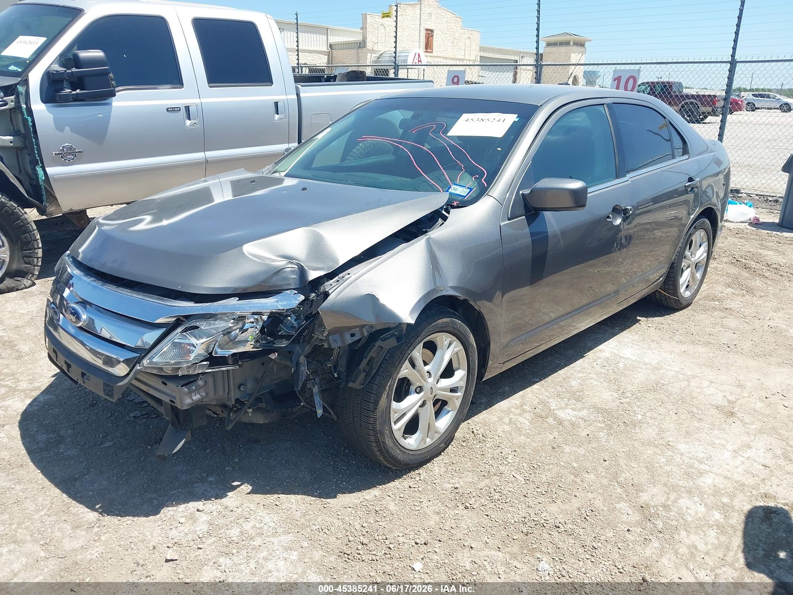 2012 Ford Fusion Se Серый vin: 3FAHP0HA8CR397348
