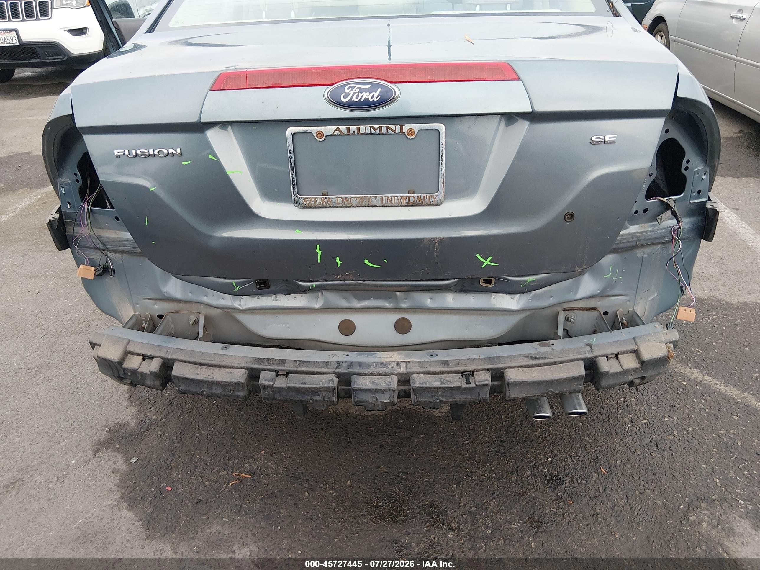 2012 Ford Fusion Se Blue vin: 3FAHP0HA8CR441803