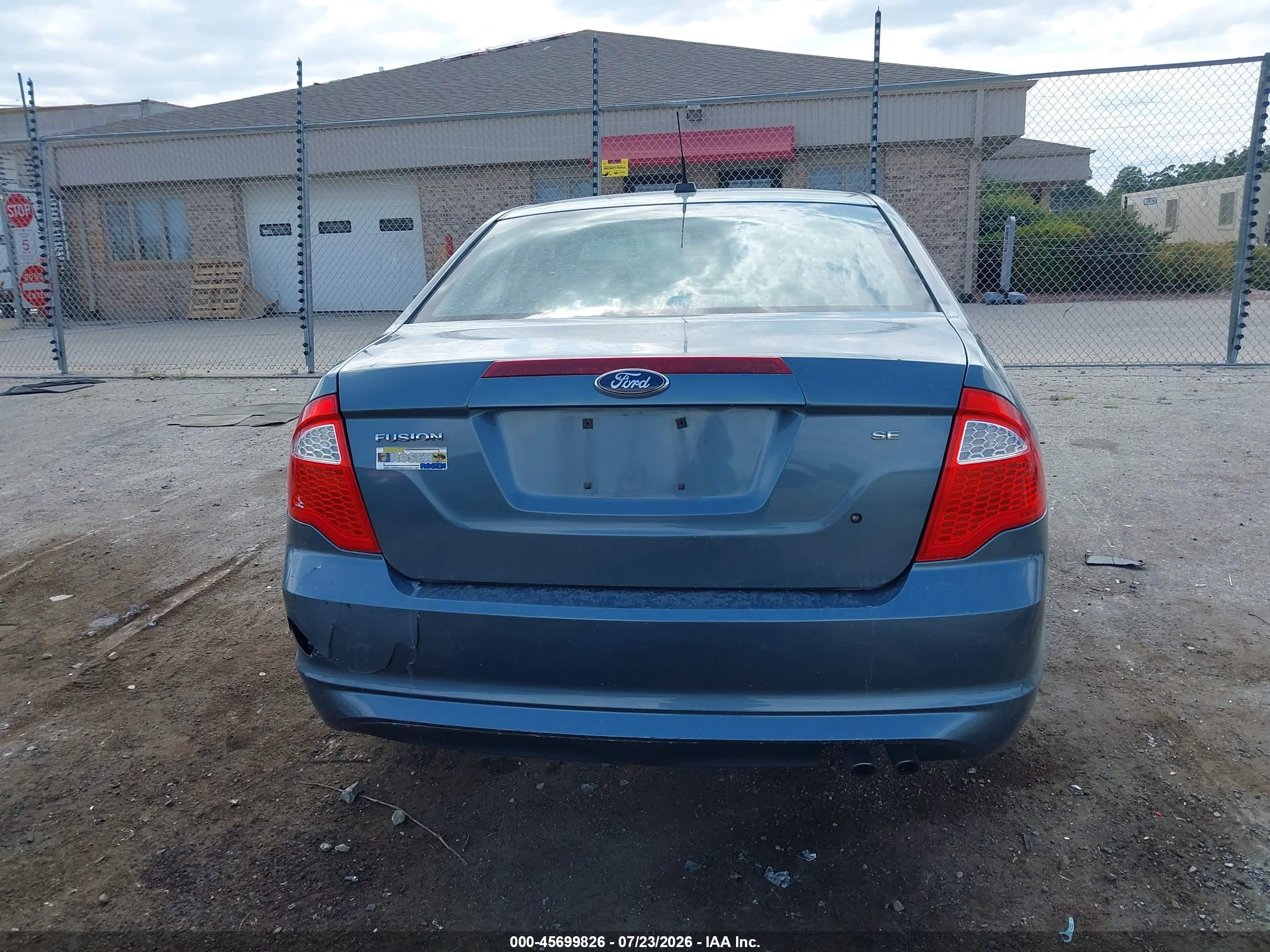 2012 Ford Fusion Se Blue vin: 3FAHP0HA8CR446774