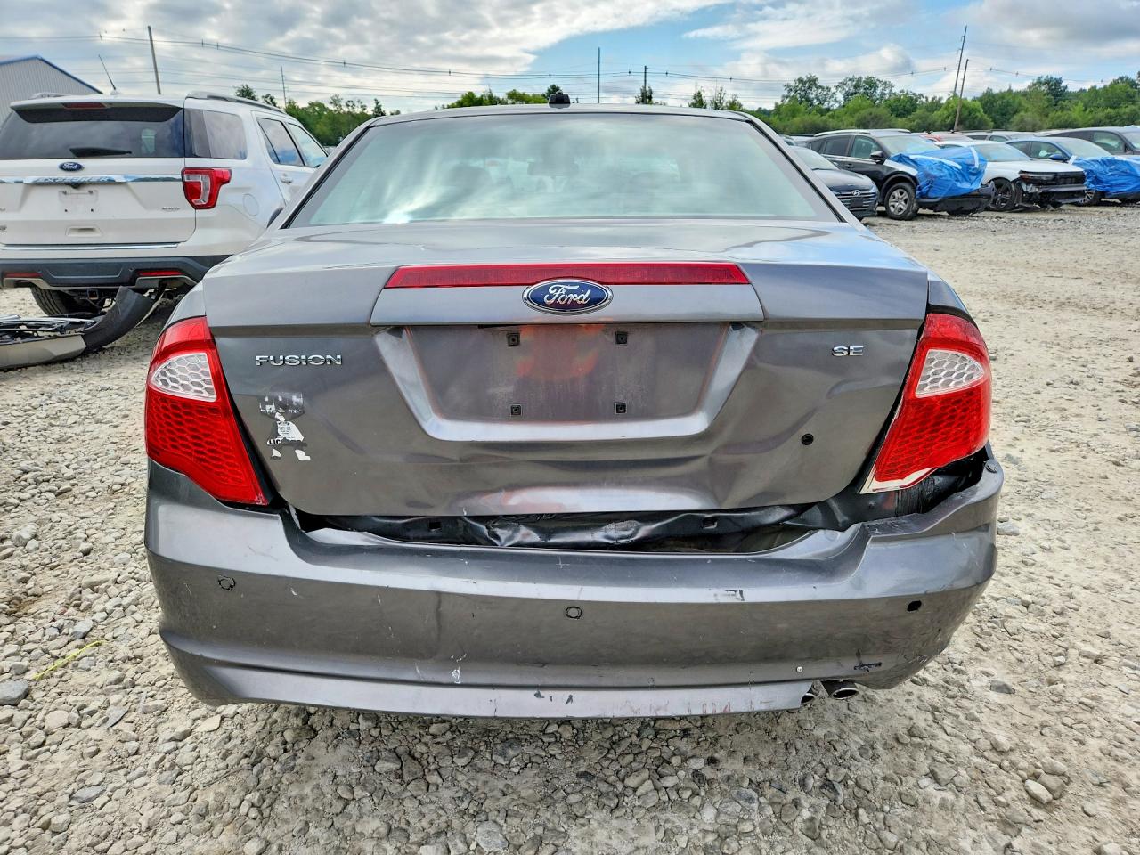 2010 Ford Fusion Se Gray vin: 3FAHP0HA9AR158825