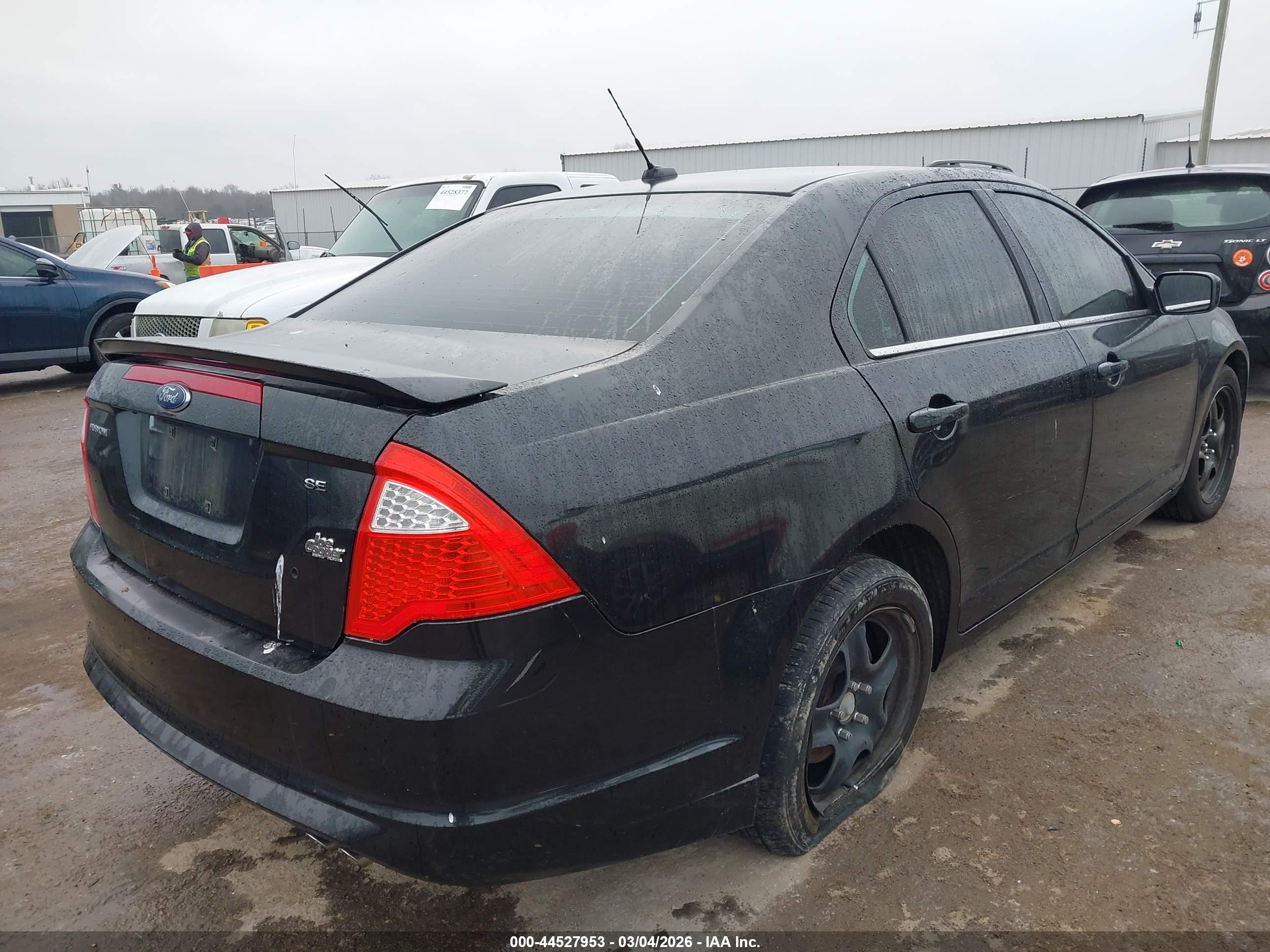 2010 Ford Fusion Se Black vin: 3FAHP0HA9AR177763