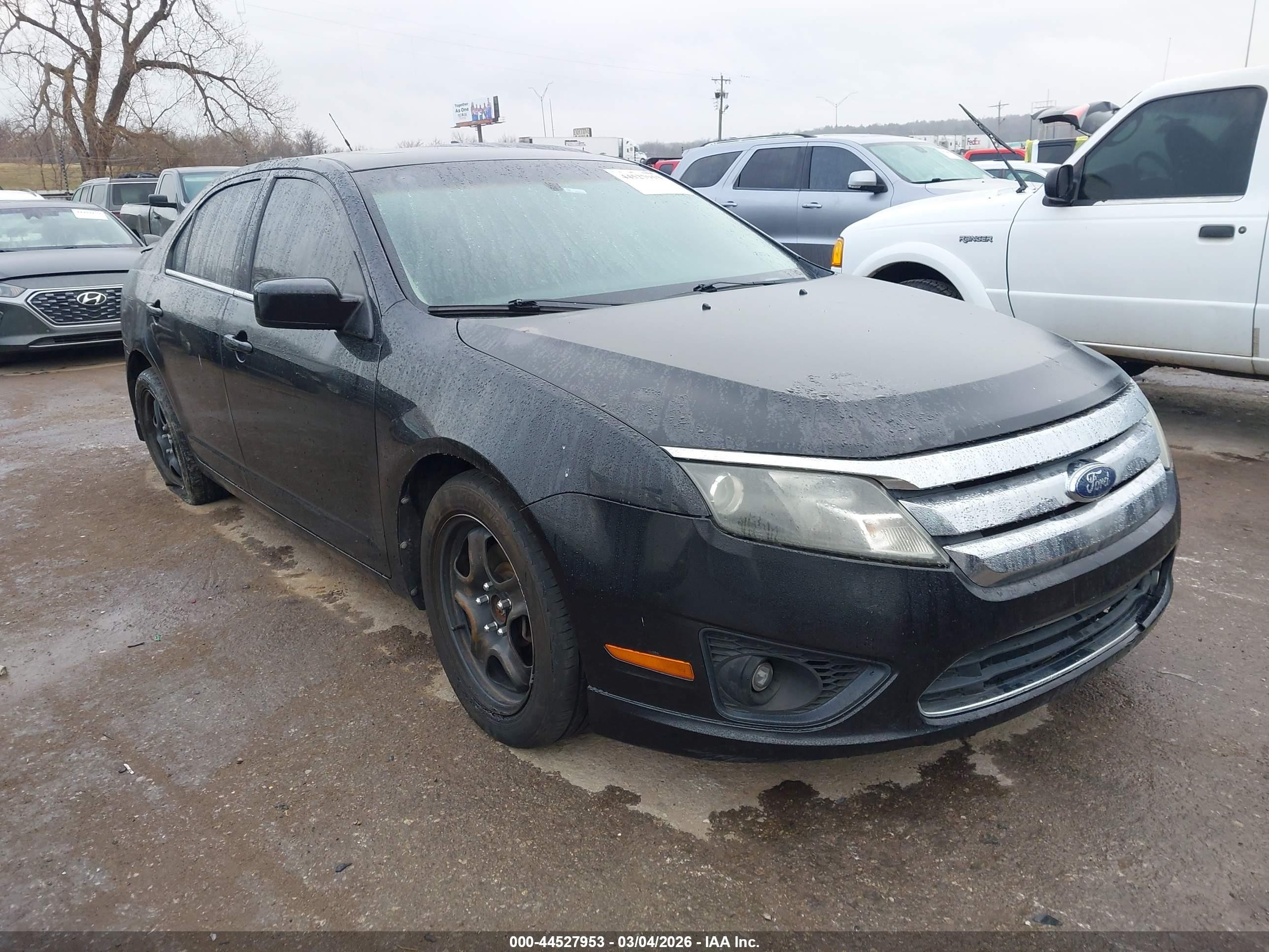 2010 Ford Fusion Se Black vin: 3FAHP0HA9AR177763