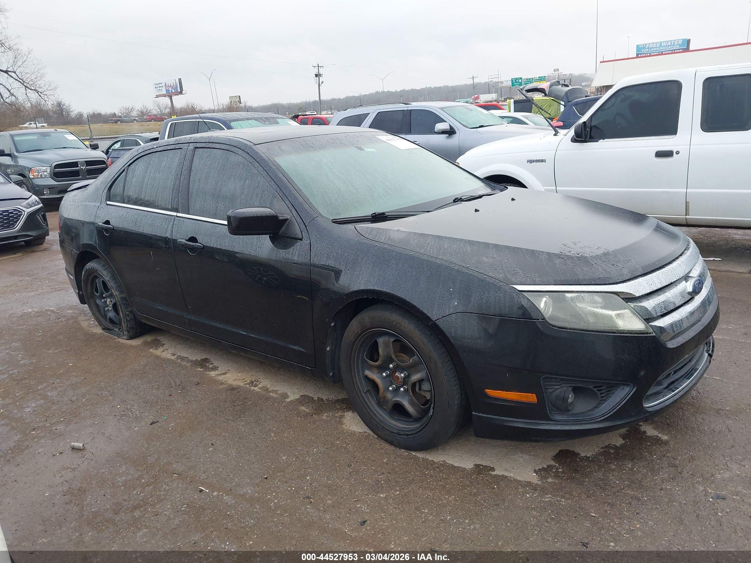 2010 Ford Fusion Se Black vin: 3FAHP0HA9AR177763
