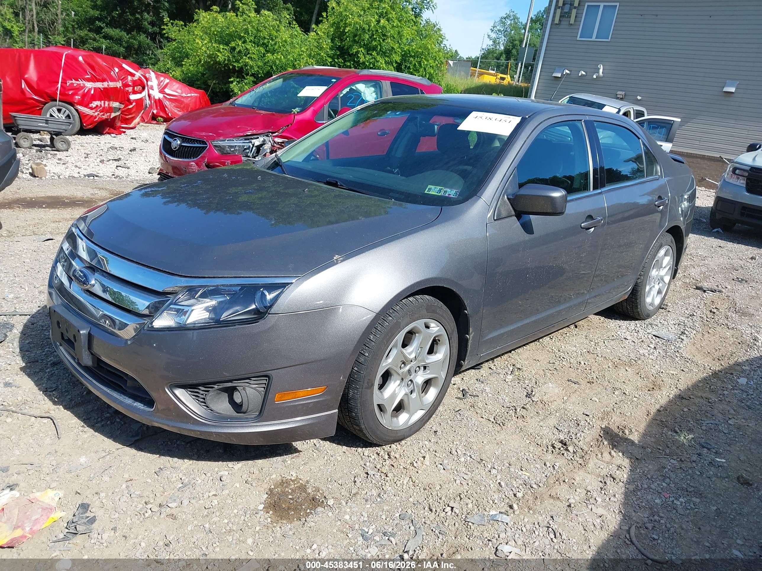 2010 Ford Fusion Se Gray vin: 3FAHP0HA9AR197799
