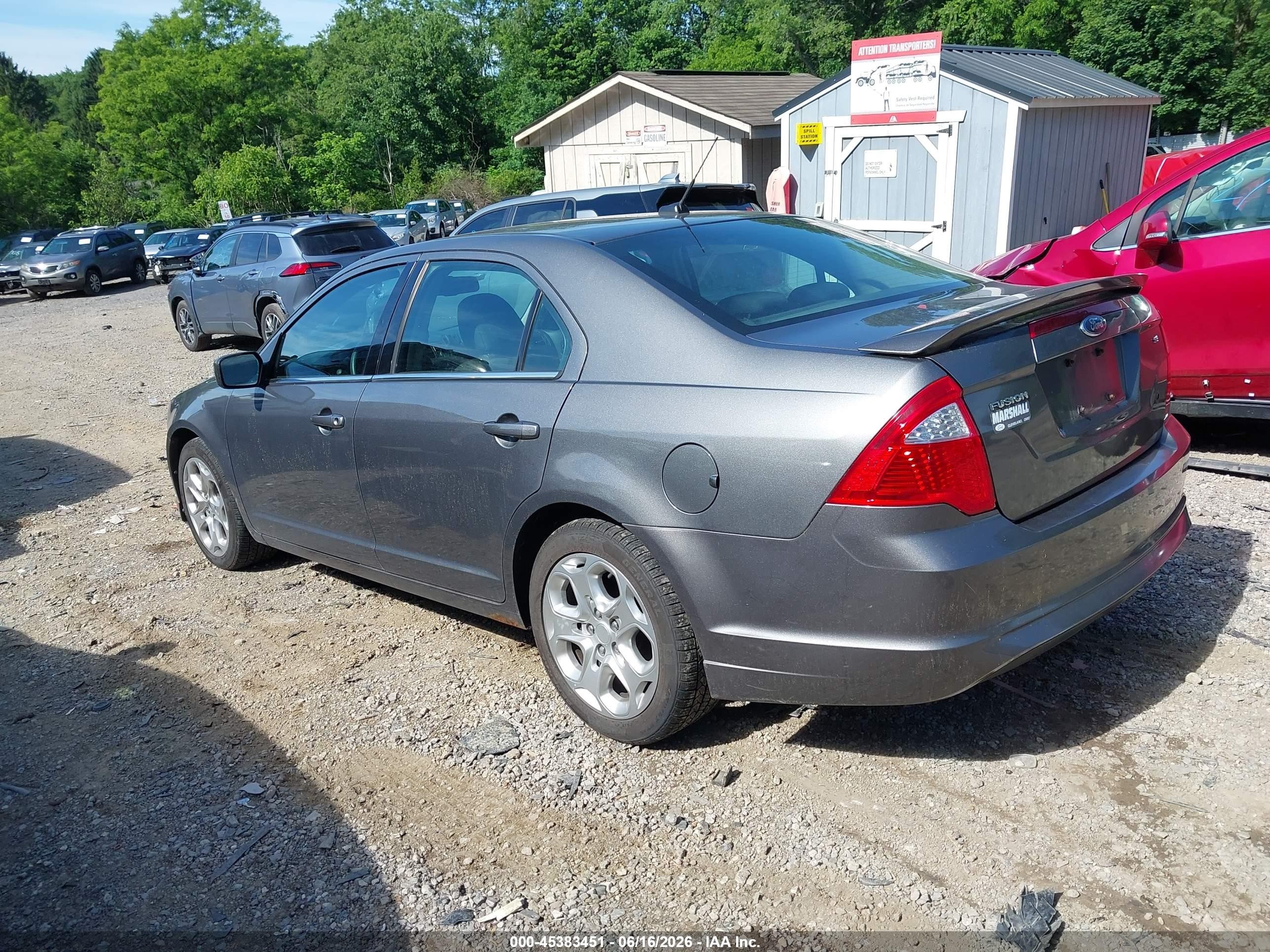 2010 Ford Fusion Se Gray vin: 3FAHP0HA9AR197799