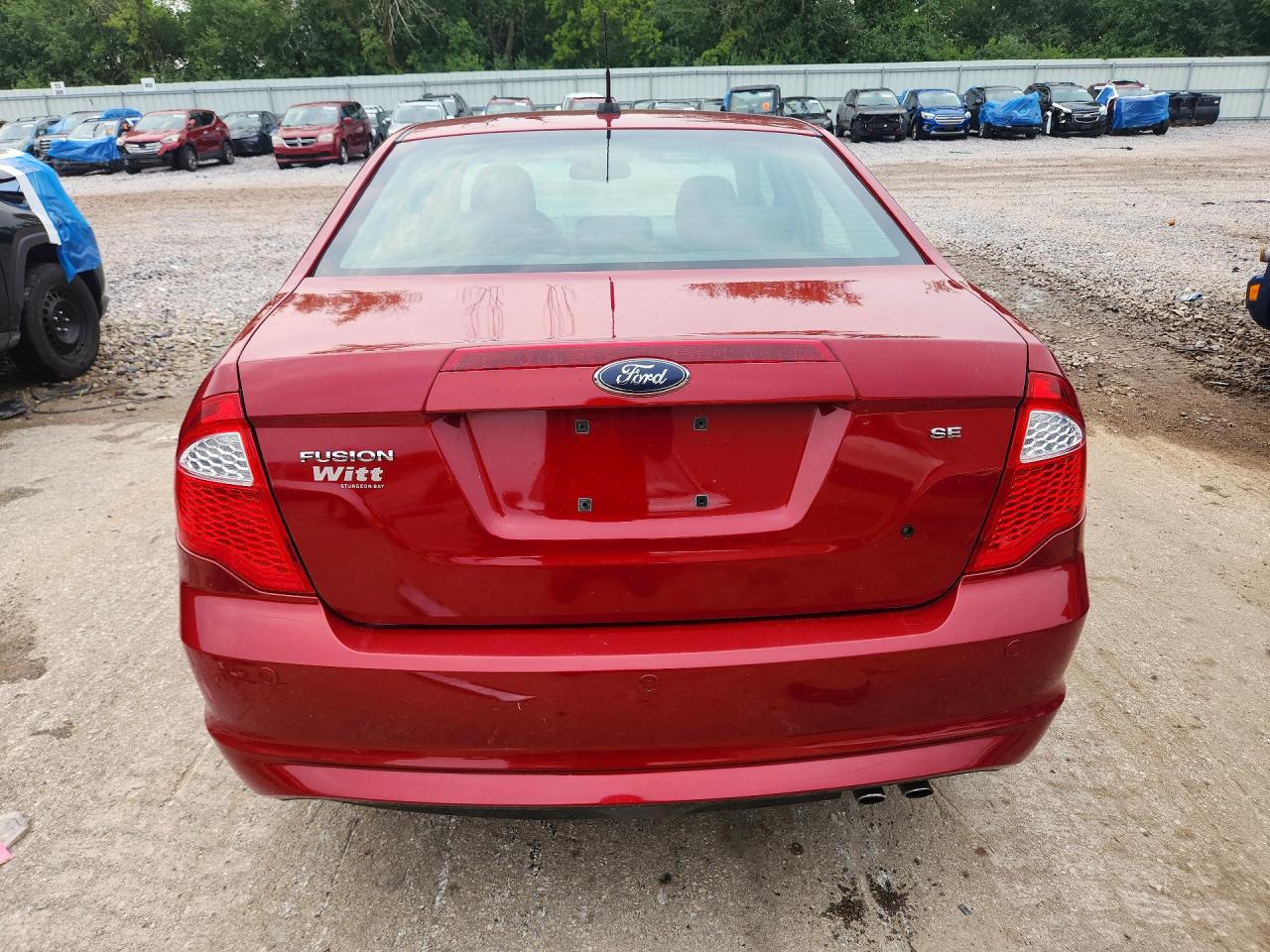 2010 Ford Fusion Se Red vin: 3FAHP0HA9AR201818