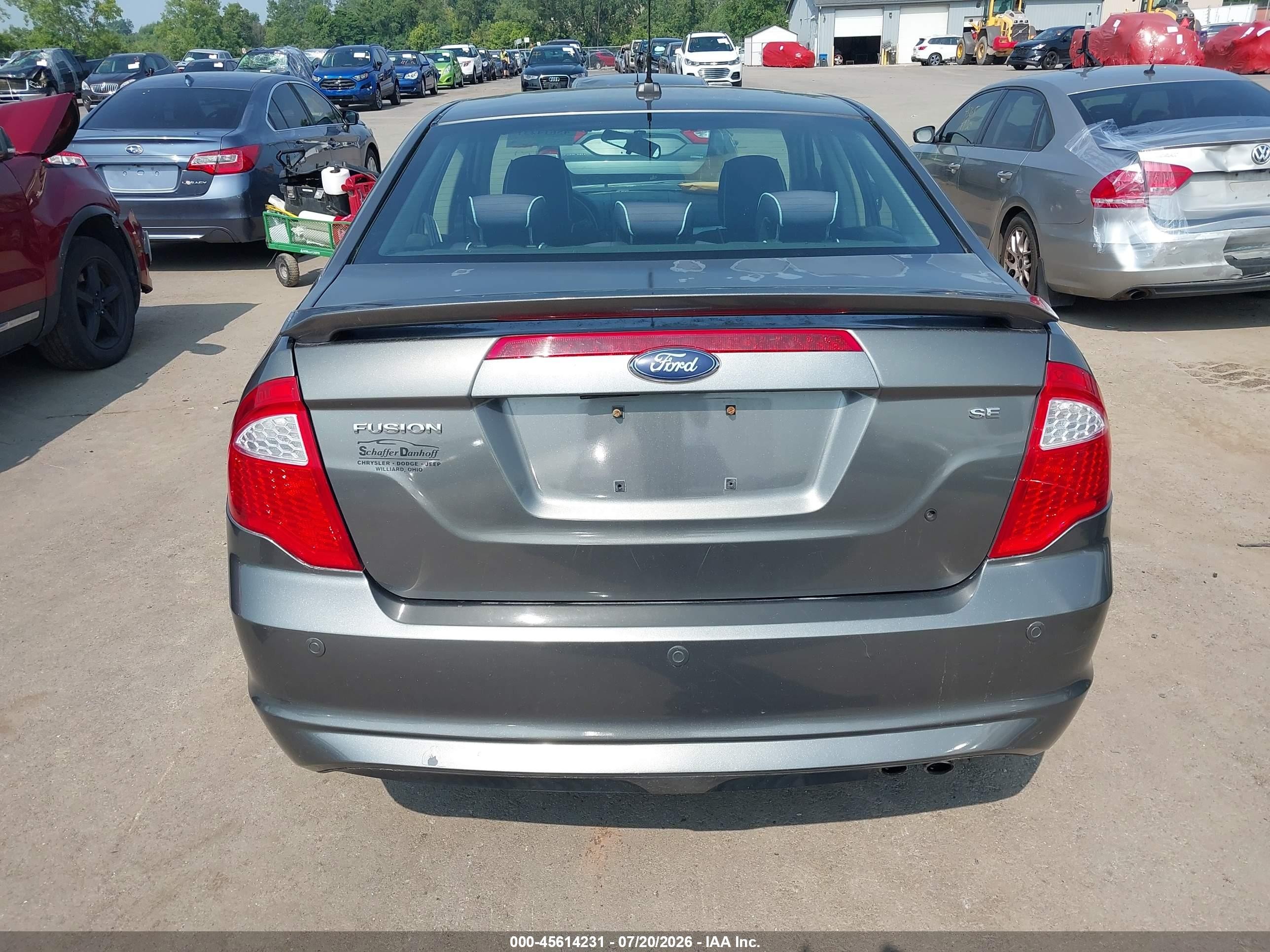 2010 Ford Fusion Se Gray vin: 3FAHP0HA9AR259993