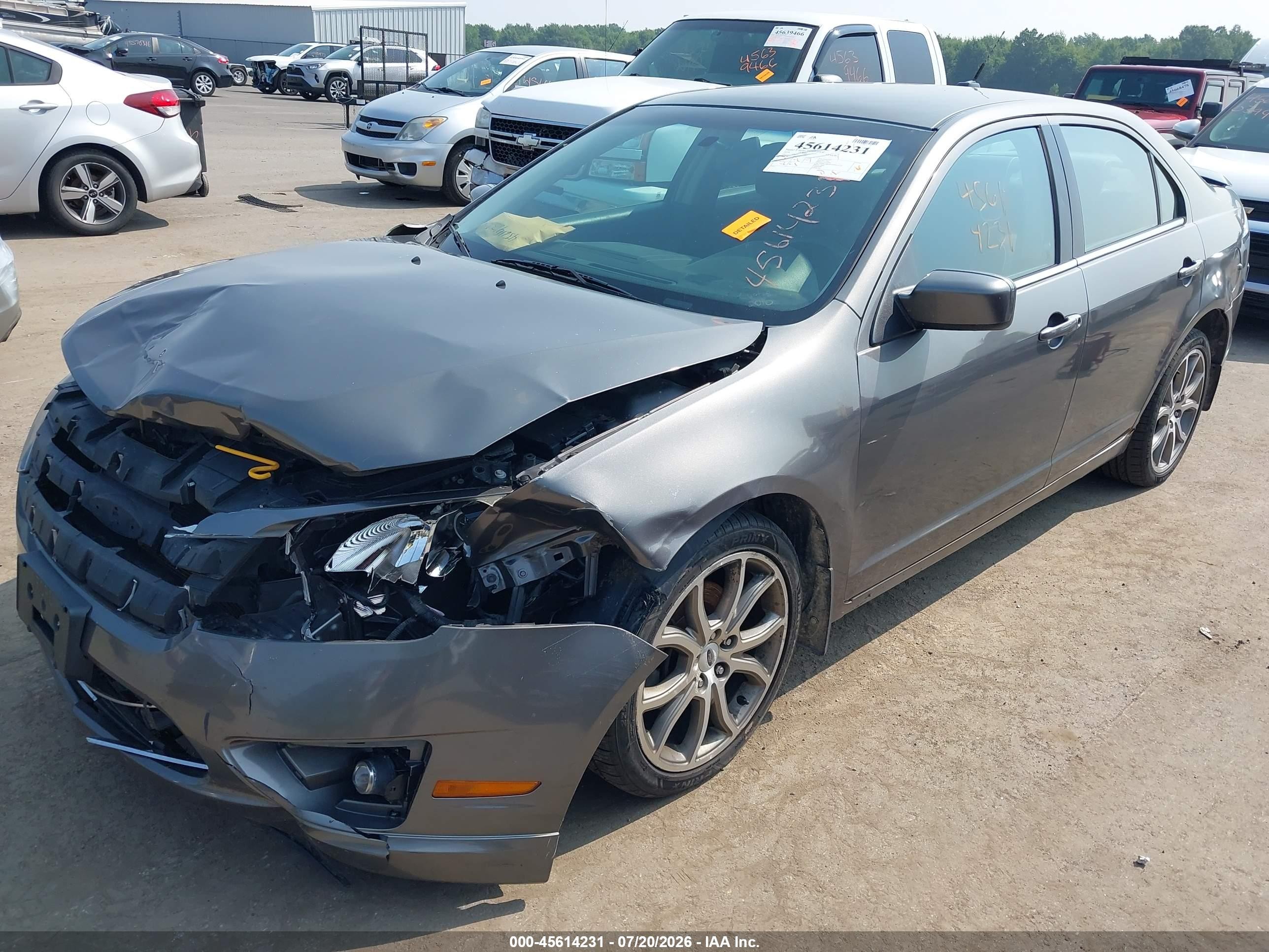 2010 Ford Fusion Se Gray vin: 3FAHP0HA9AR259993