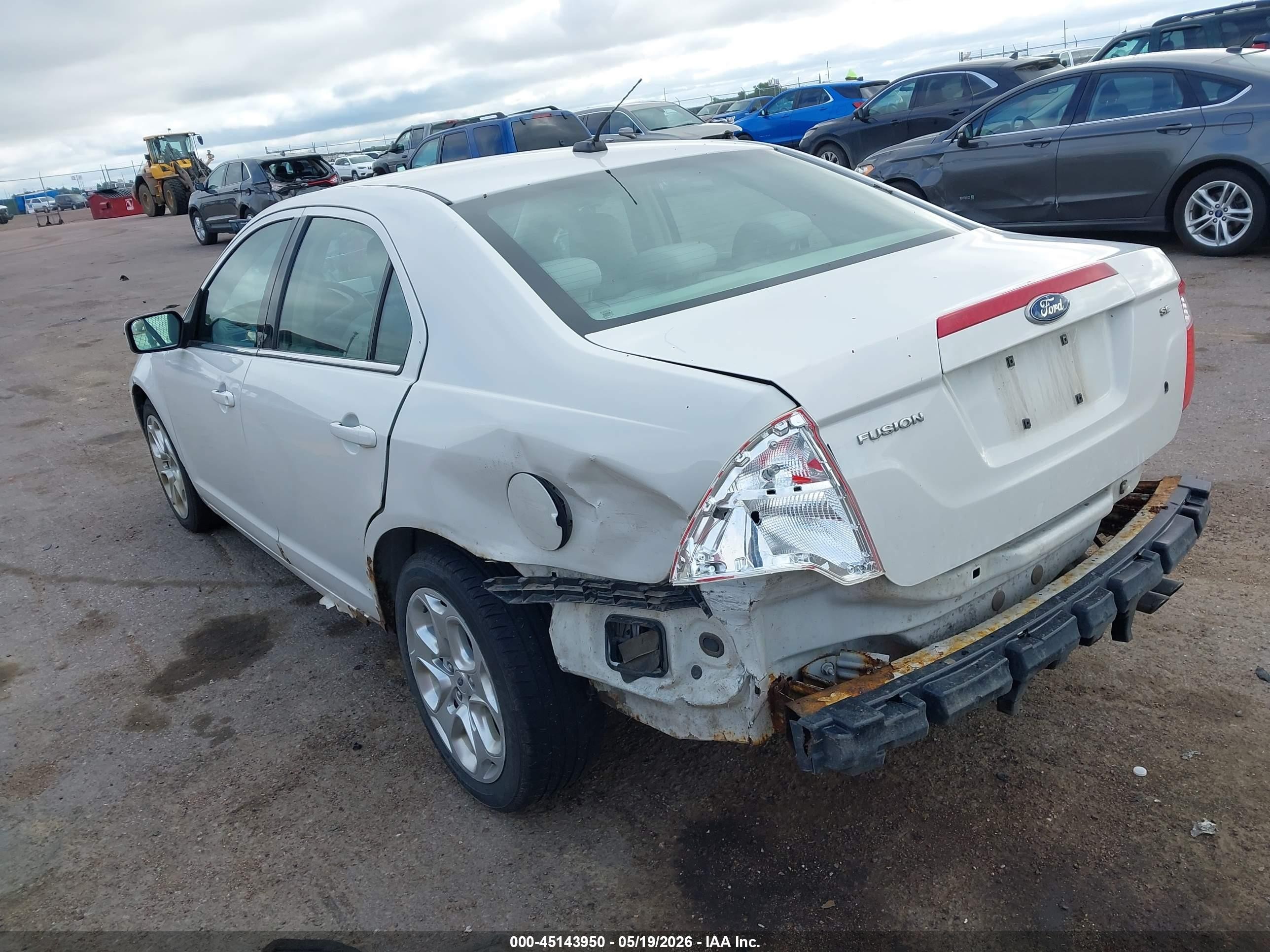 2010 Ford Fusion Se Белый vin: 3FAHP0HA9AR265812