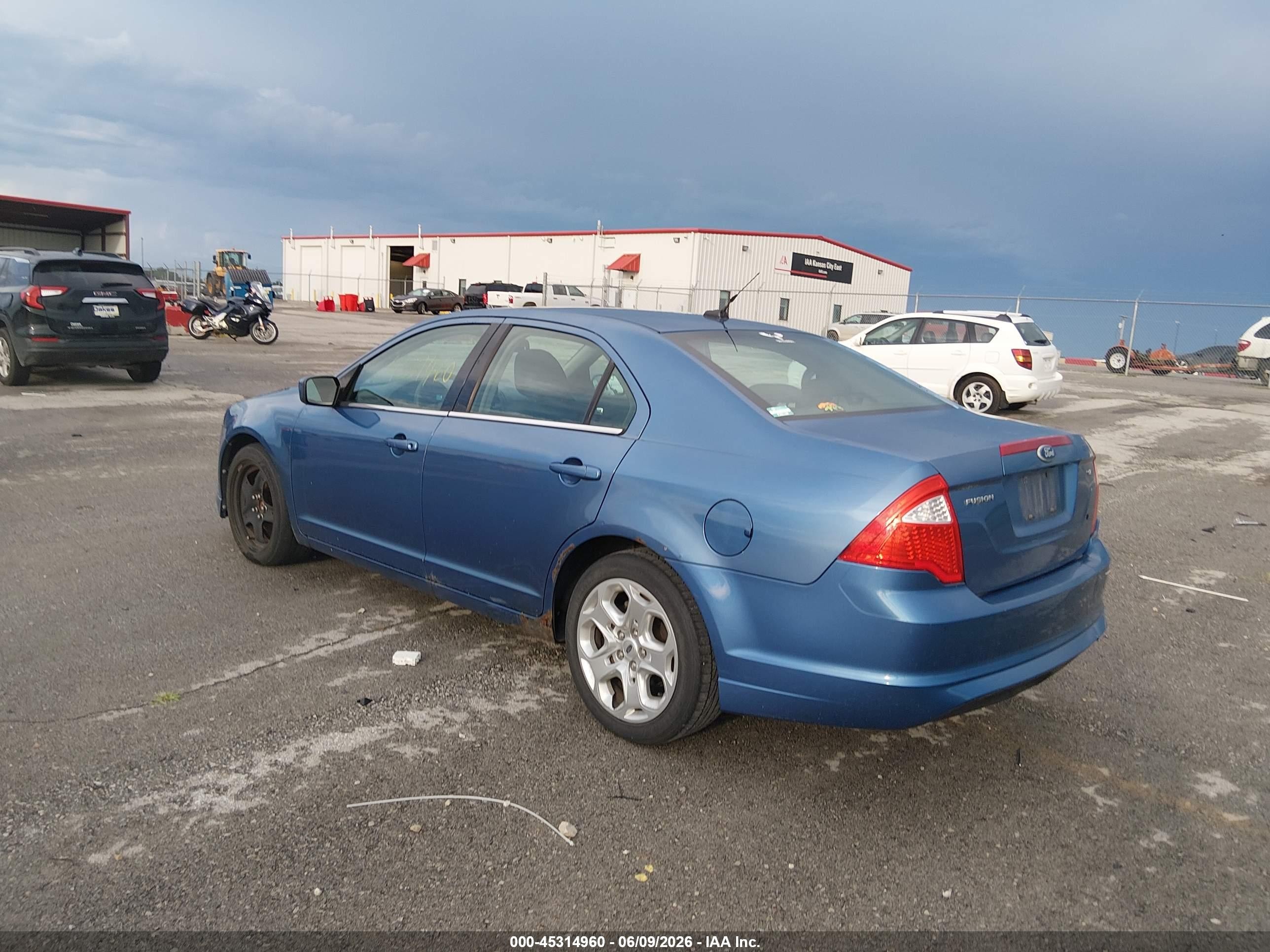 2010 Ford Fusion Se Blue vin: 3FAHP0HA9AR274512