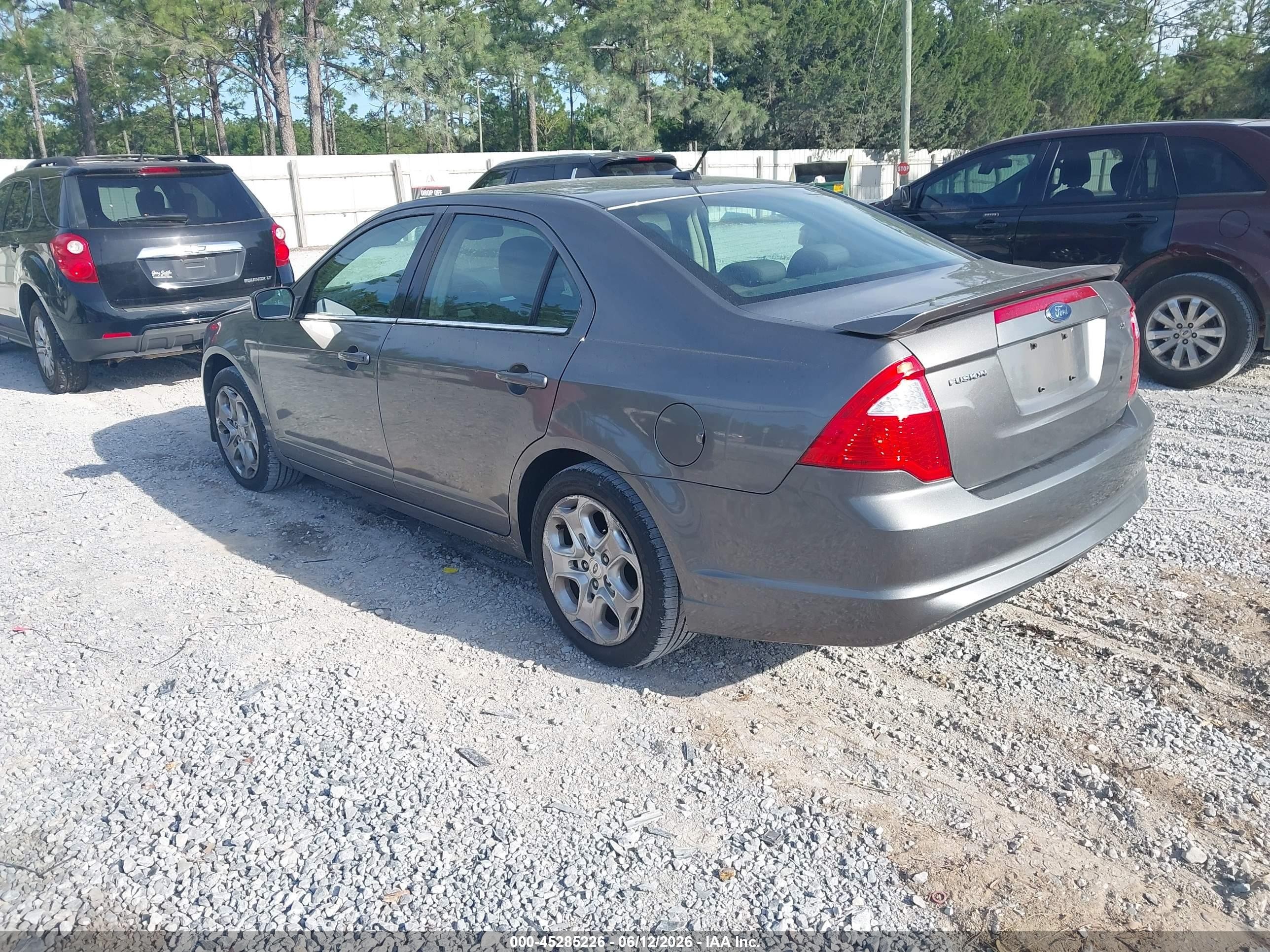 2010 Ford Fusion Se Gray vin: 3FAHP0HA9AR290029