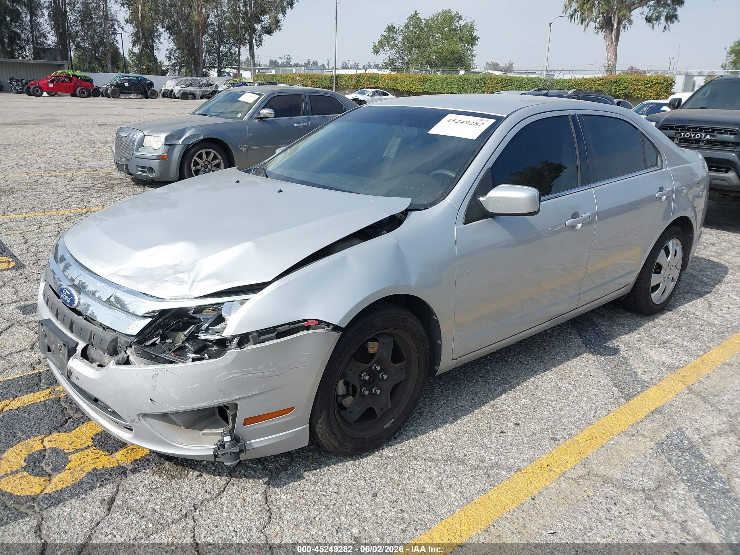 2010 Ford Fusion Se Silver vin: 3FAHP0HA9AR361360