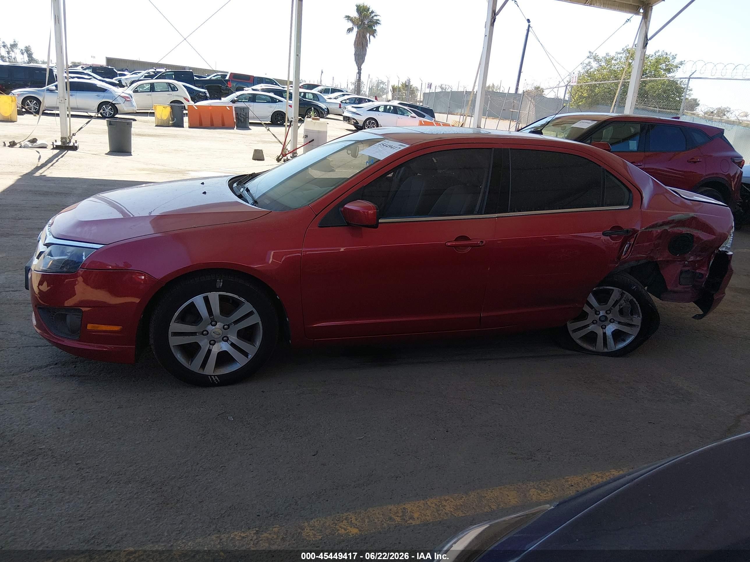 2010 Ford Fusion Se Red vin: 3FAHP0HA9AR374089