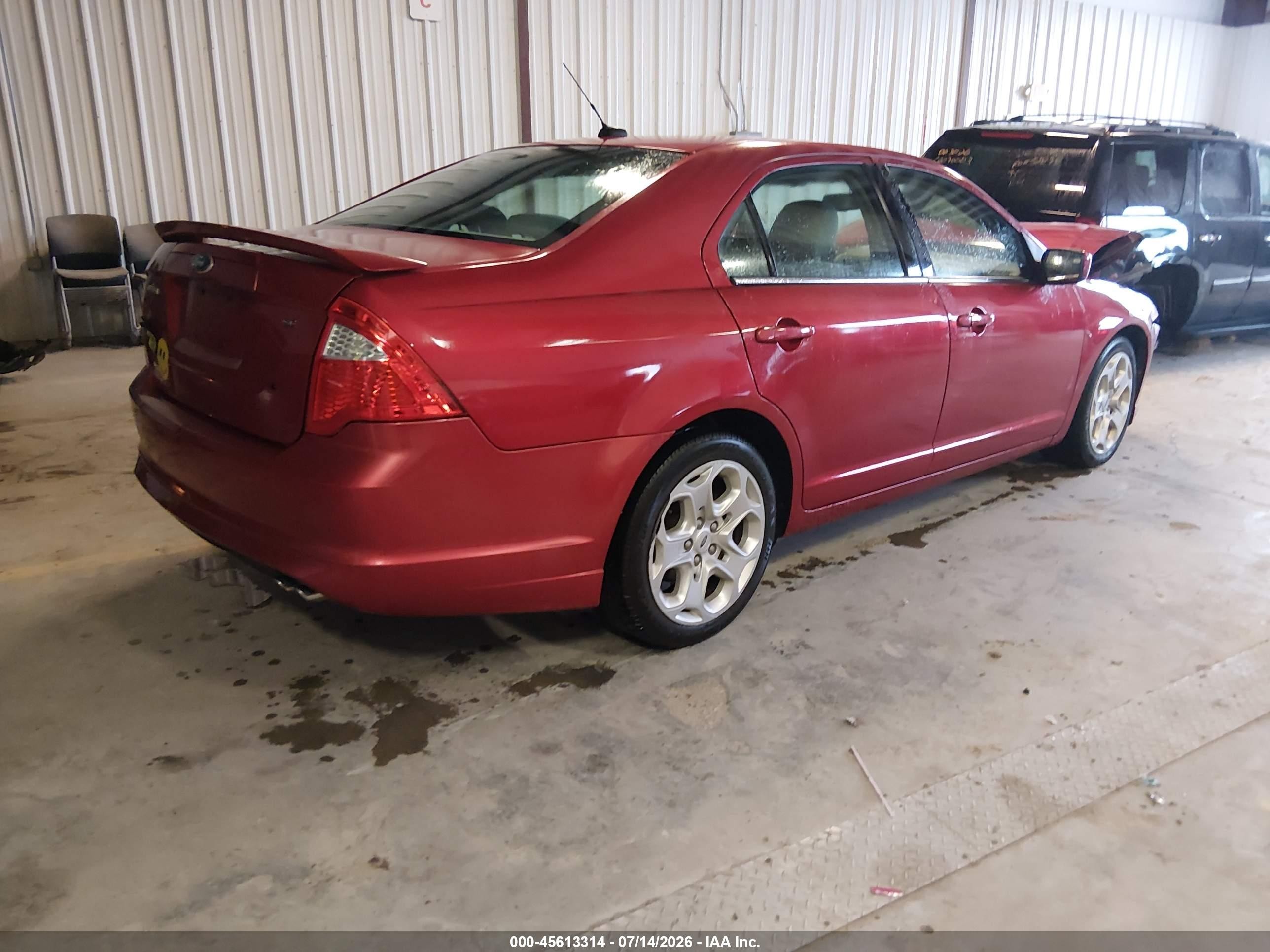 2010 Ford Fusion Se Red vin: 3FAHP0HA9AR415241