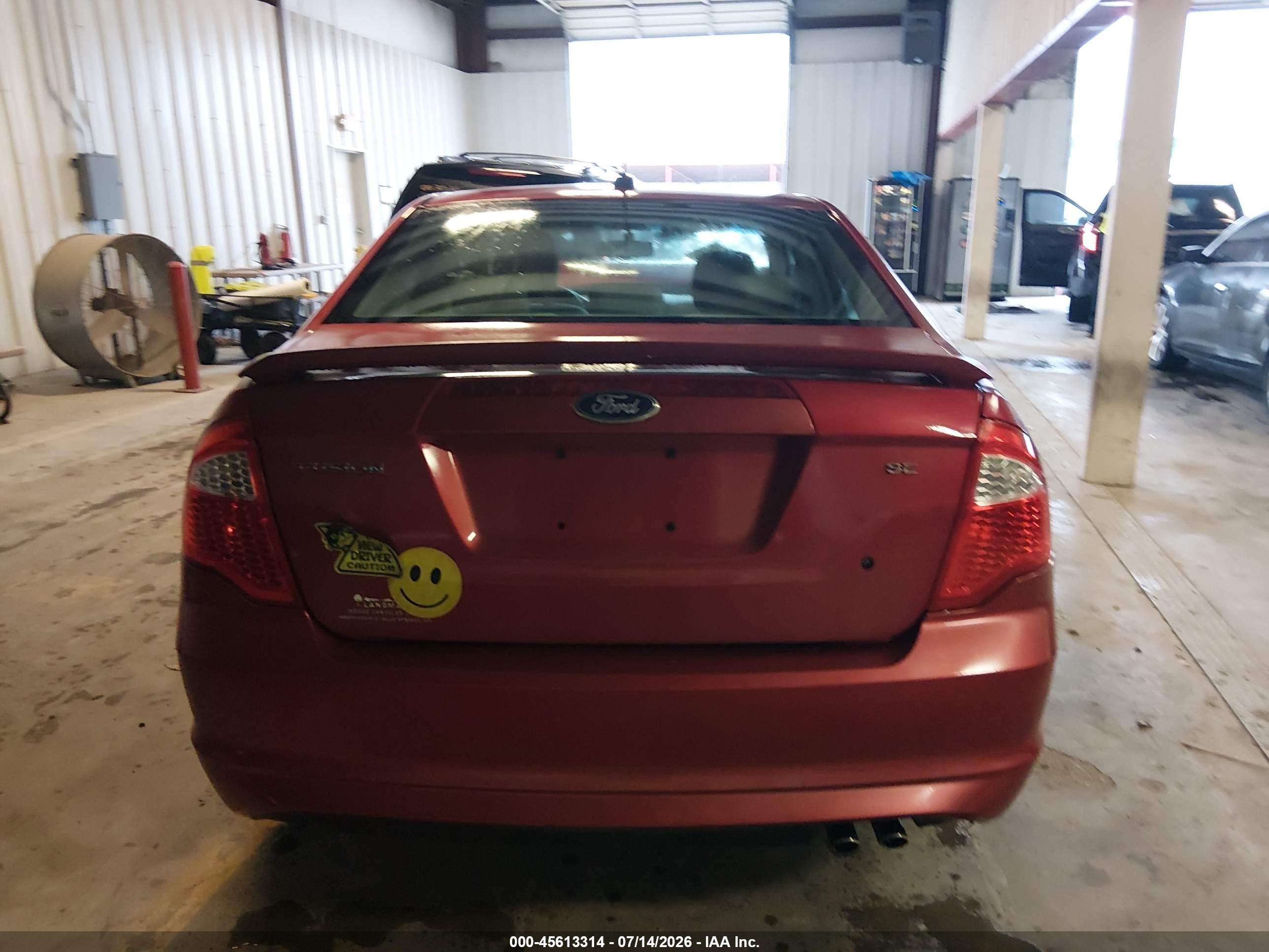 2010 Ford Fusion Se Red vin: 3FAHP0HA9AR415241