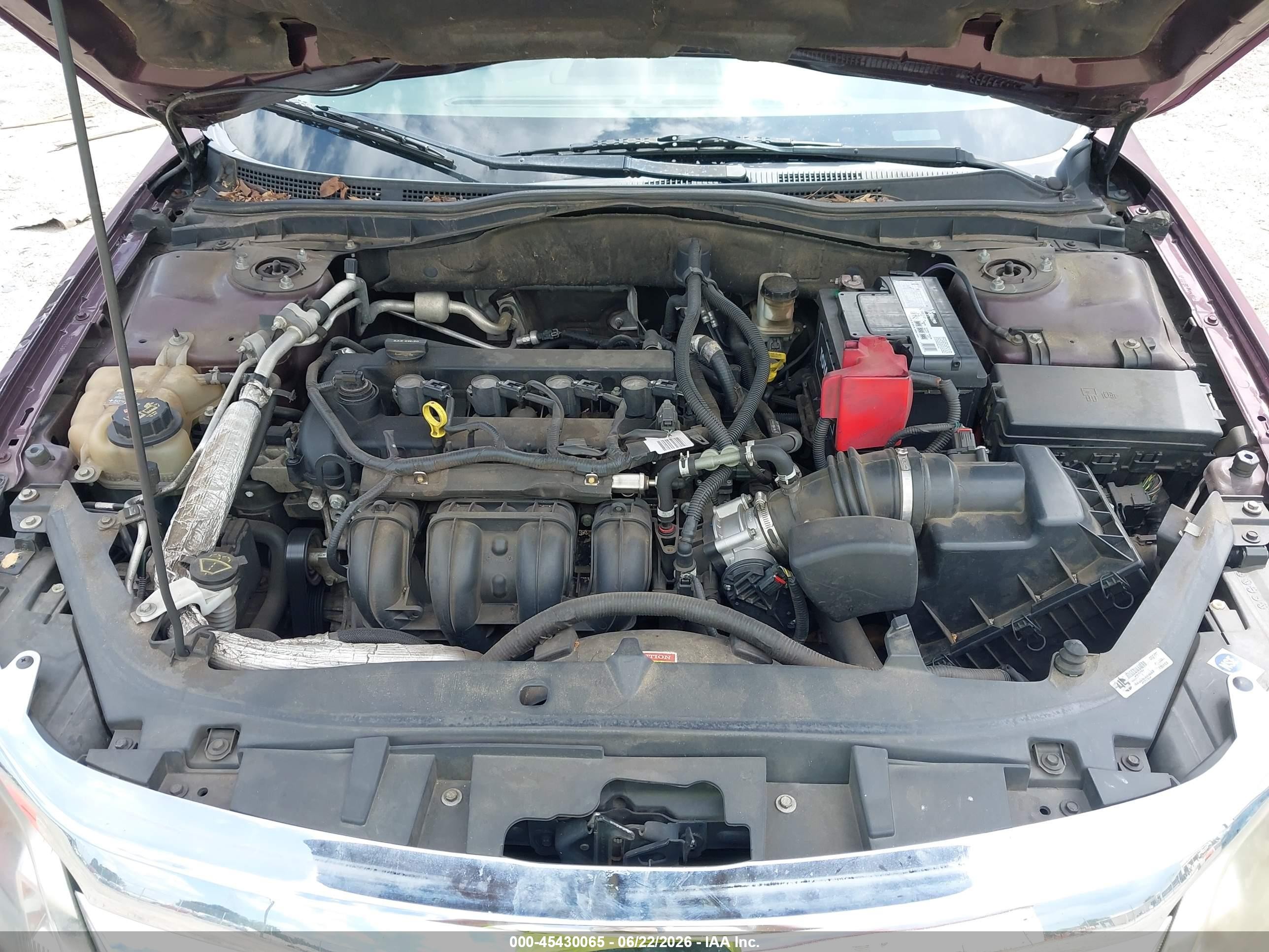 2011 Ford Fusion Se Maroon vin: 3FAHP0HA9BR119265