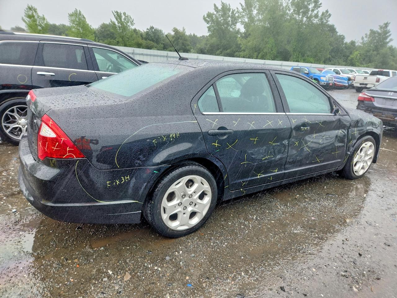 2011 Ford Fusion Se Black vin: 3FAHP0HA9BR193737