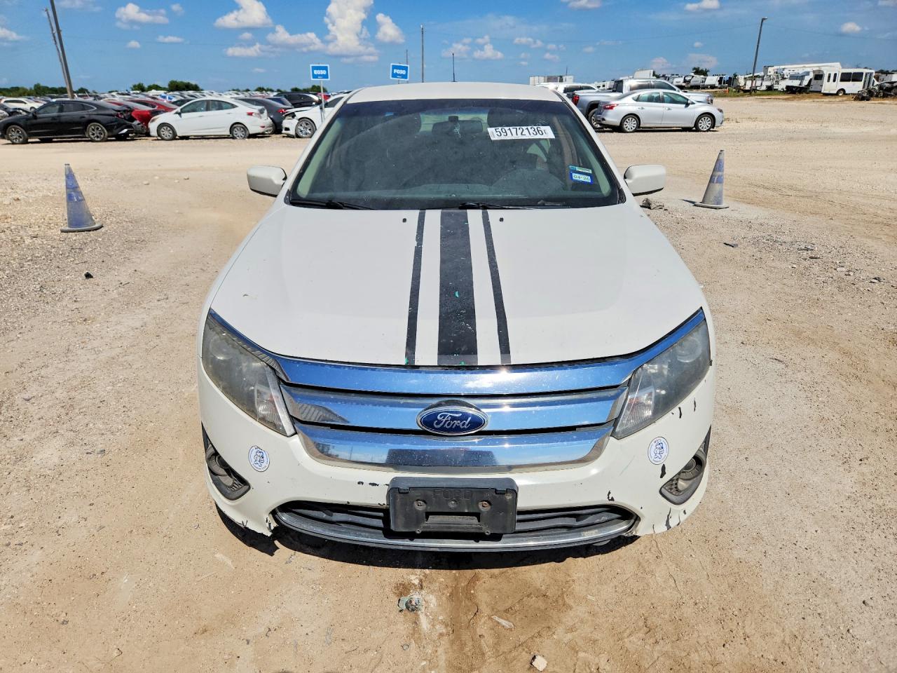 2011 Ford Fusion Se White vin: 3FAHP0HA9BR210651