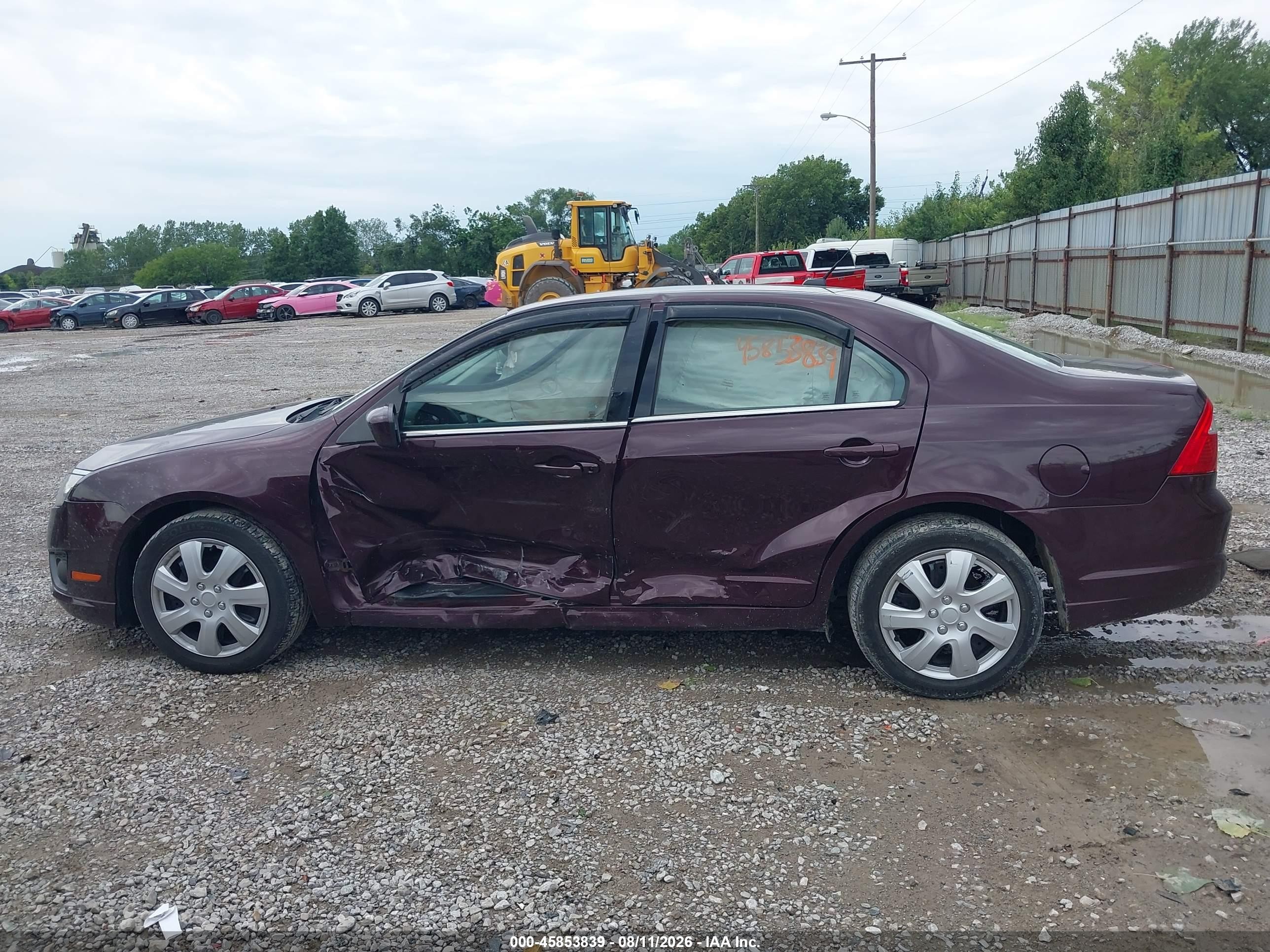 2011 Ford Fusion Se Maroon vin: 3FAHP0HA9BR250471