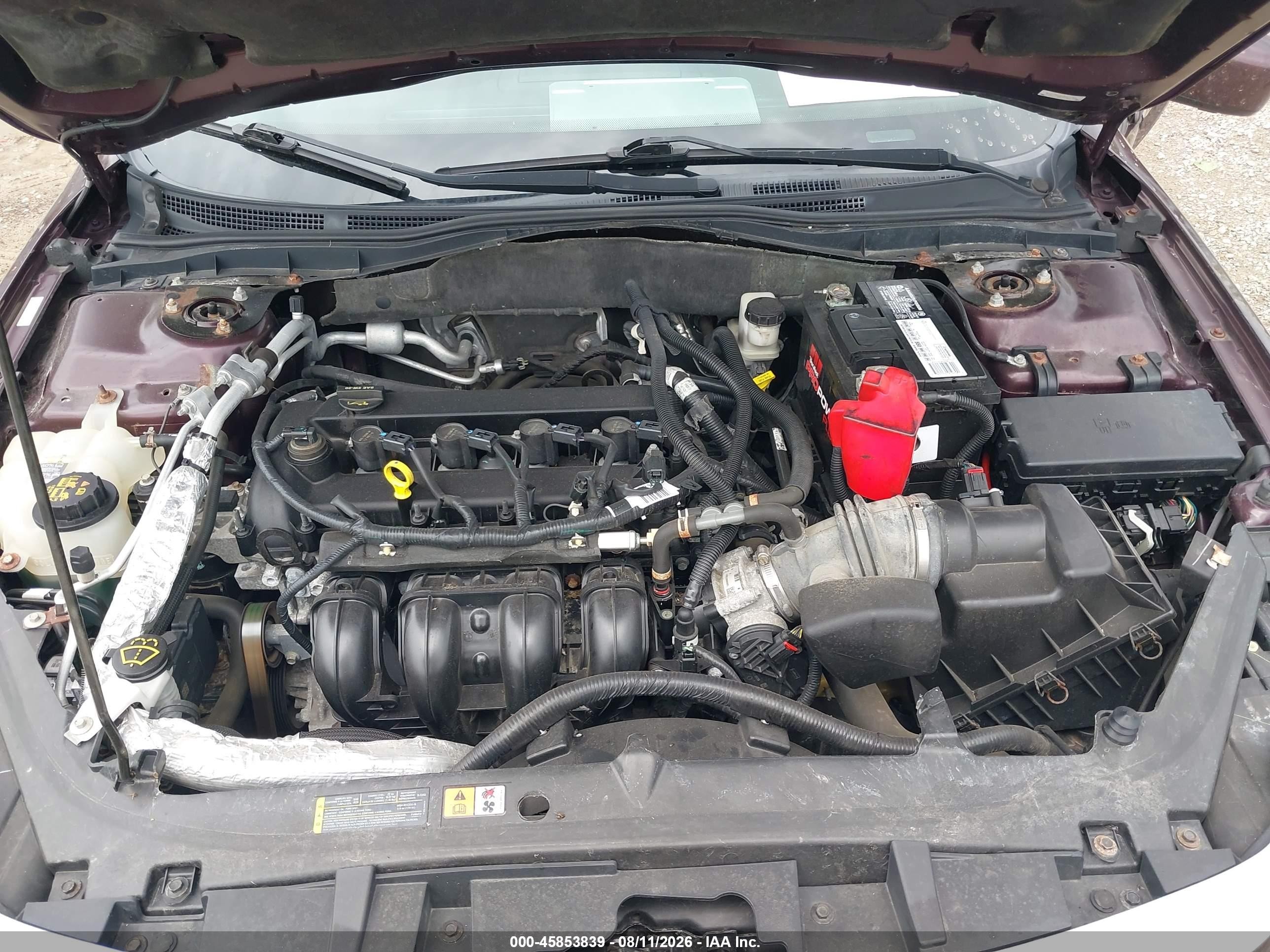 2011 Ford Fusion Se Maroon vin: 3FAHP0HA9BR250471