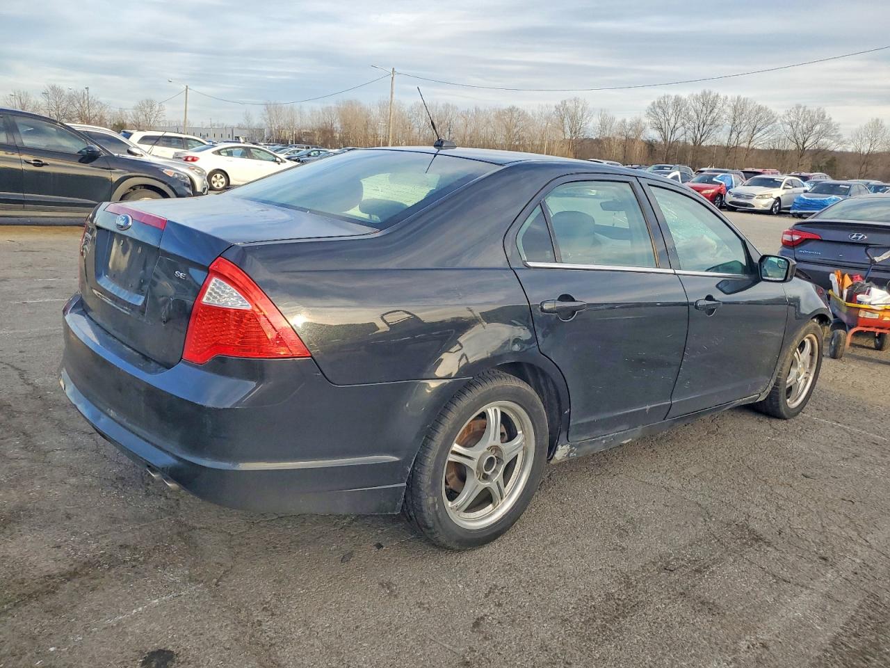 2011 Ford Fusion Se Black vin: 3FAHP0HA9BR267870