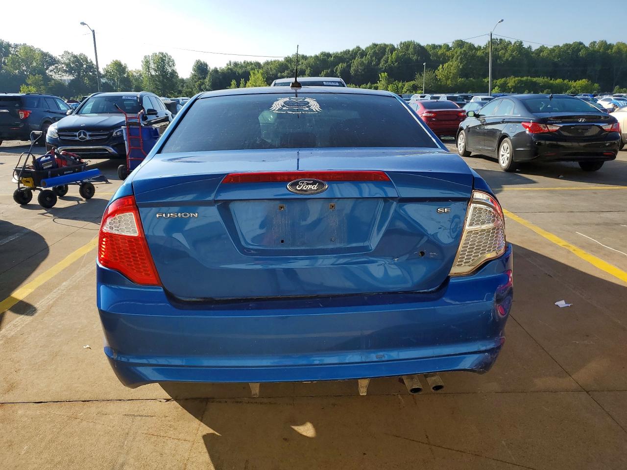 2011 Ford Fusion Se Blue vin: 3FAHP0HA9BR293708