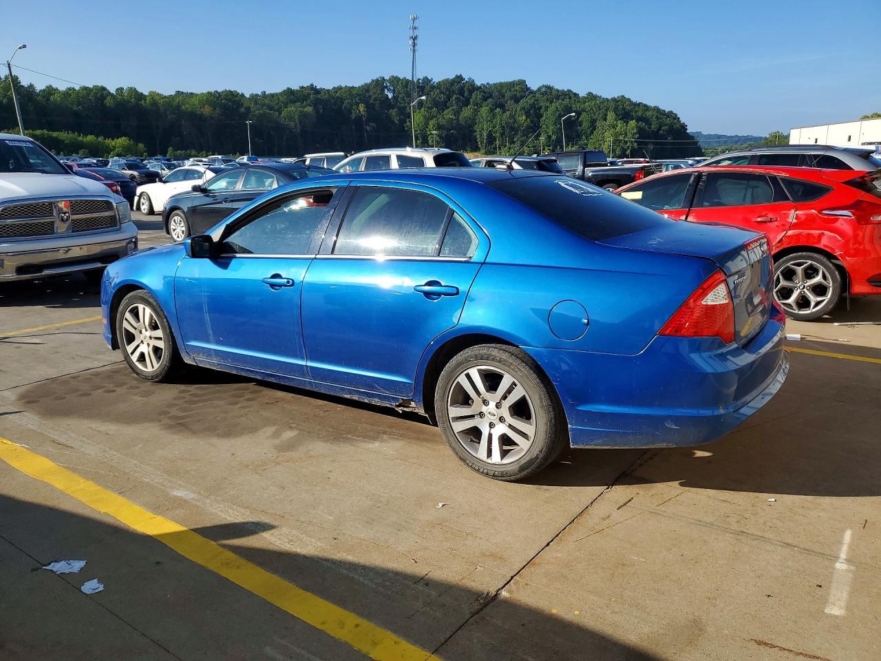 2011 Ford Fusion Se Blue vin: 3FAHP0HA9BR293708