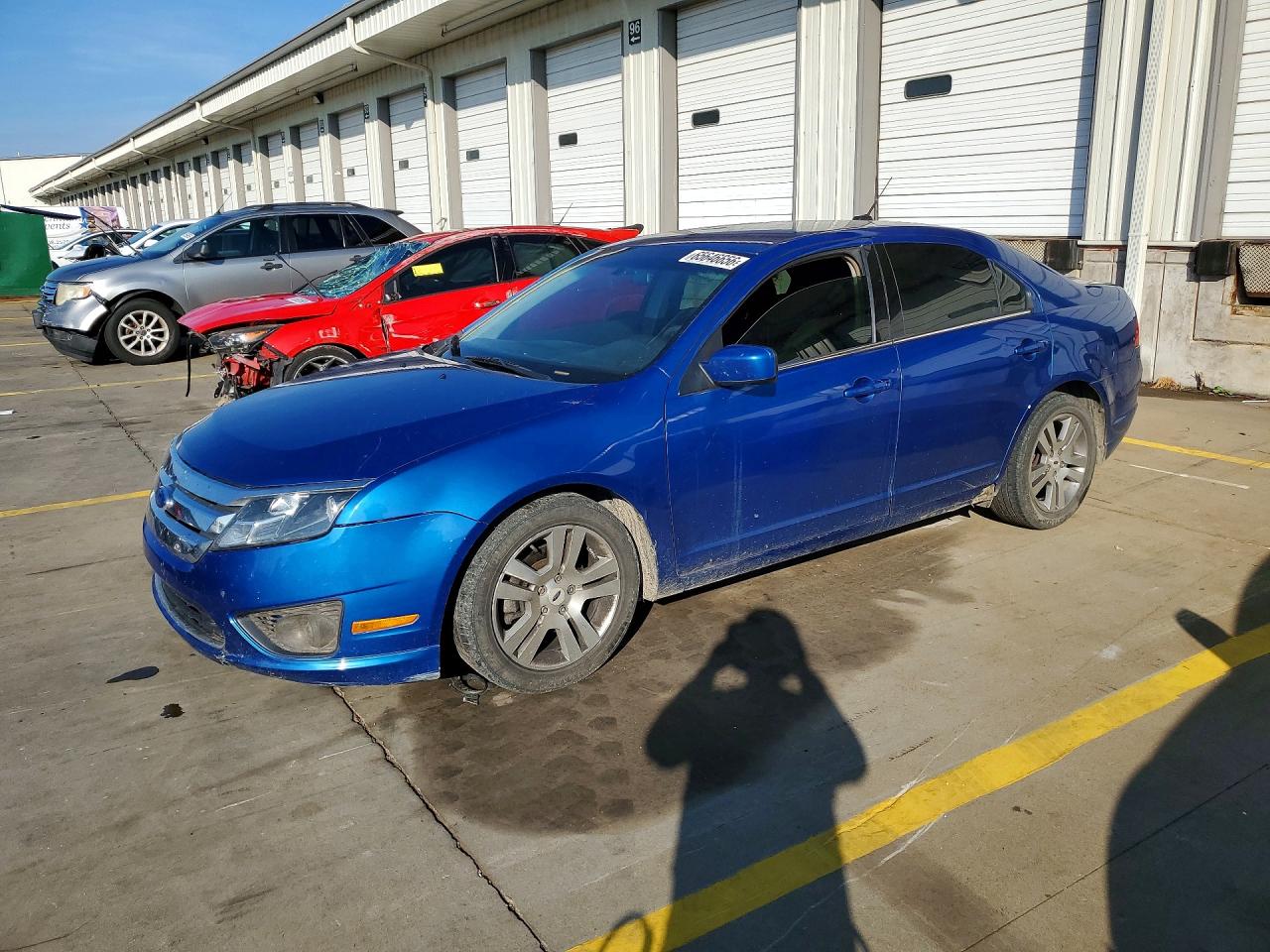 2011 Ford Fusion Se Blue vin: 3FAHP0HA9BR293708