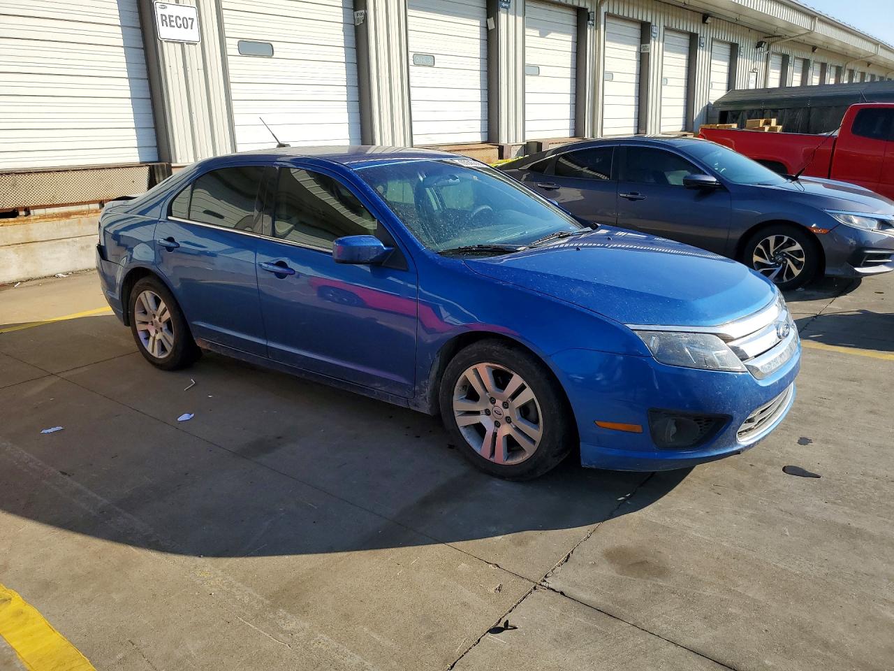 2011 Ford Fusion Se Blue vin: 3FAHP0HA9BR293708