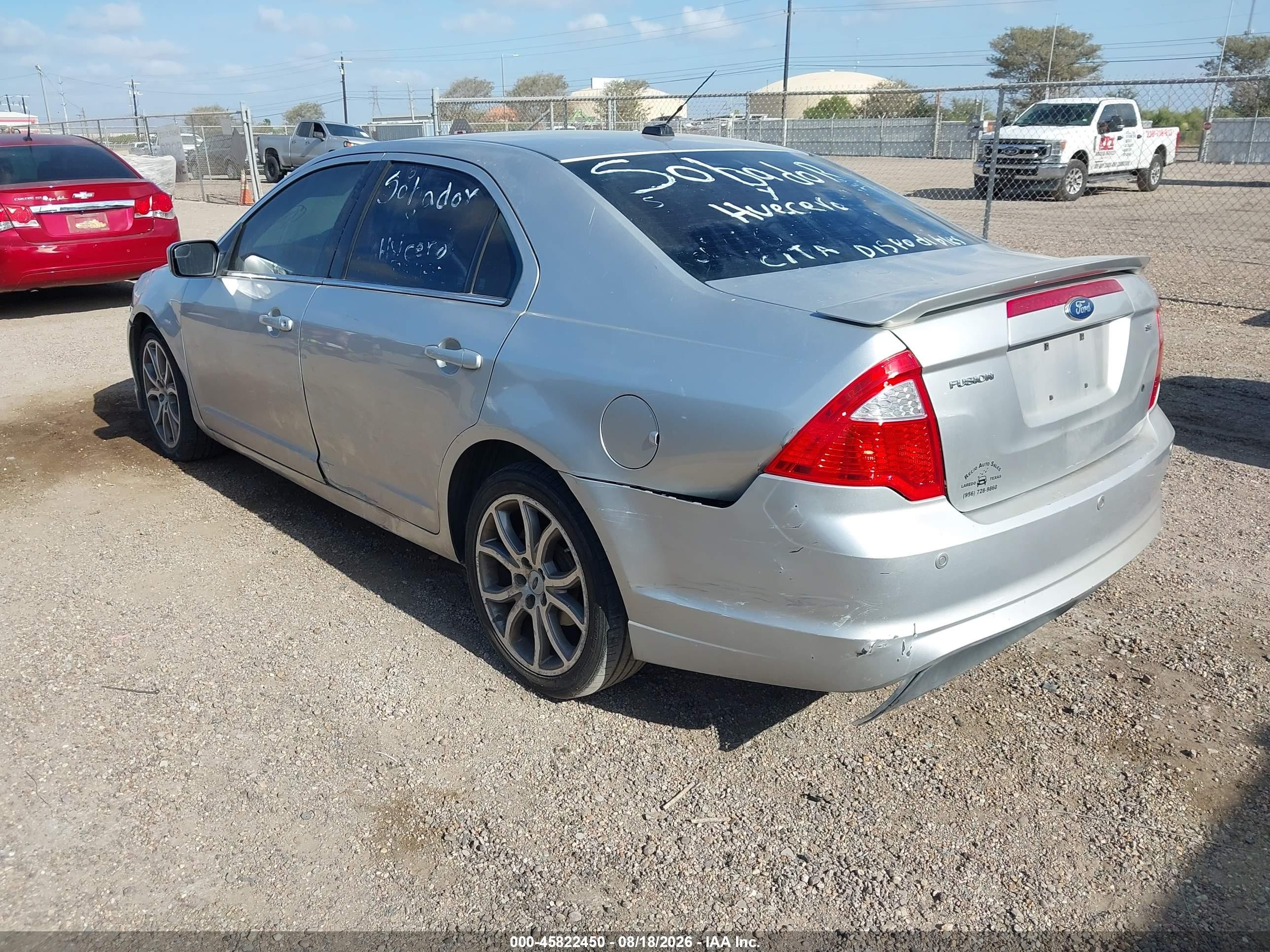 2012 Ford Fusion Se Silver vin: 3FAHP0HA9CR103102