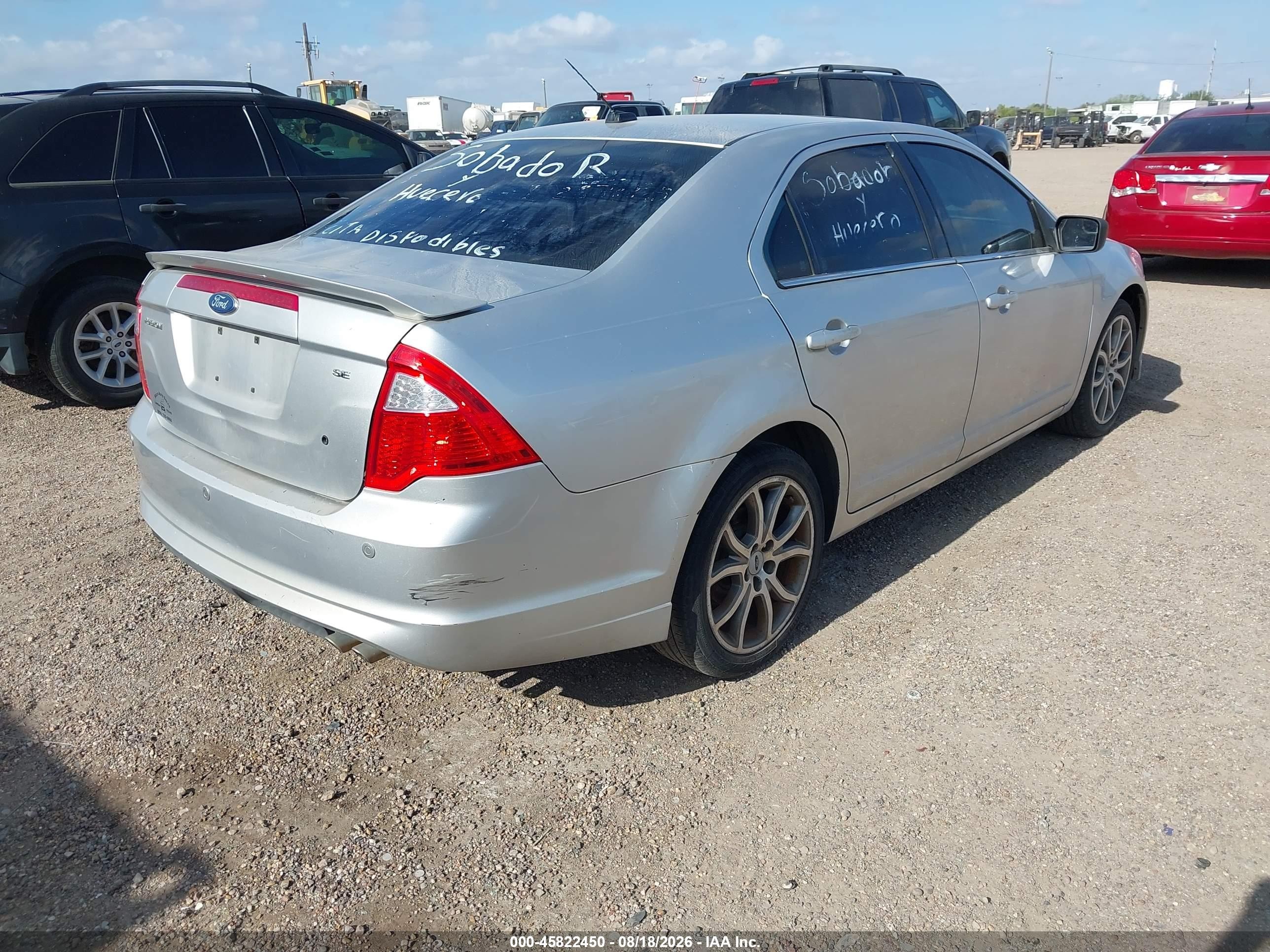 2012 Ford Fusion Se Silver vin: 3FAHP0HA9CR103102