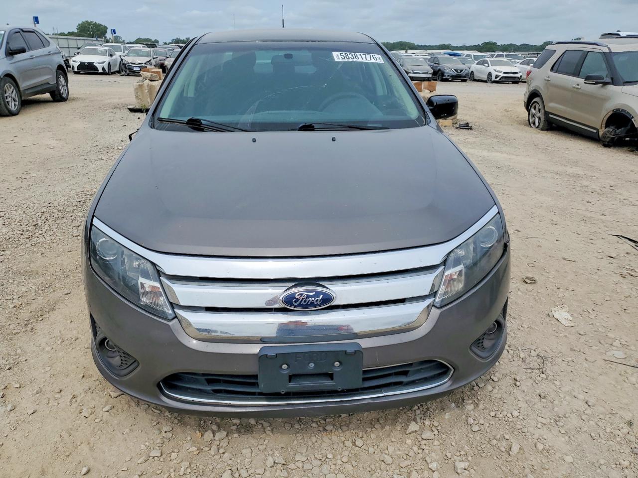 2012 Ford Fusion Se Gray vin: 3FAHP0HA9CR107909