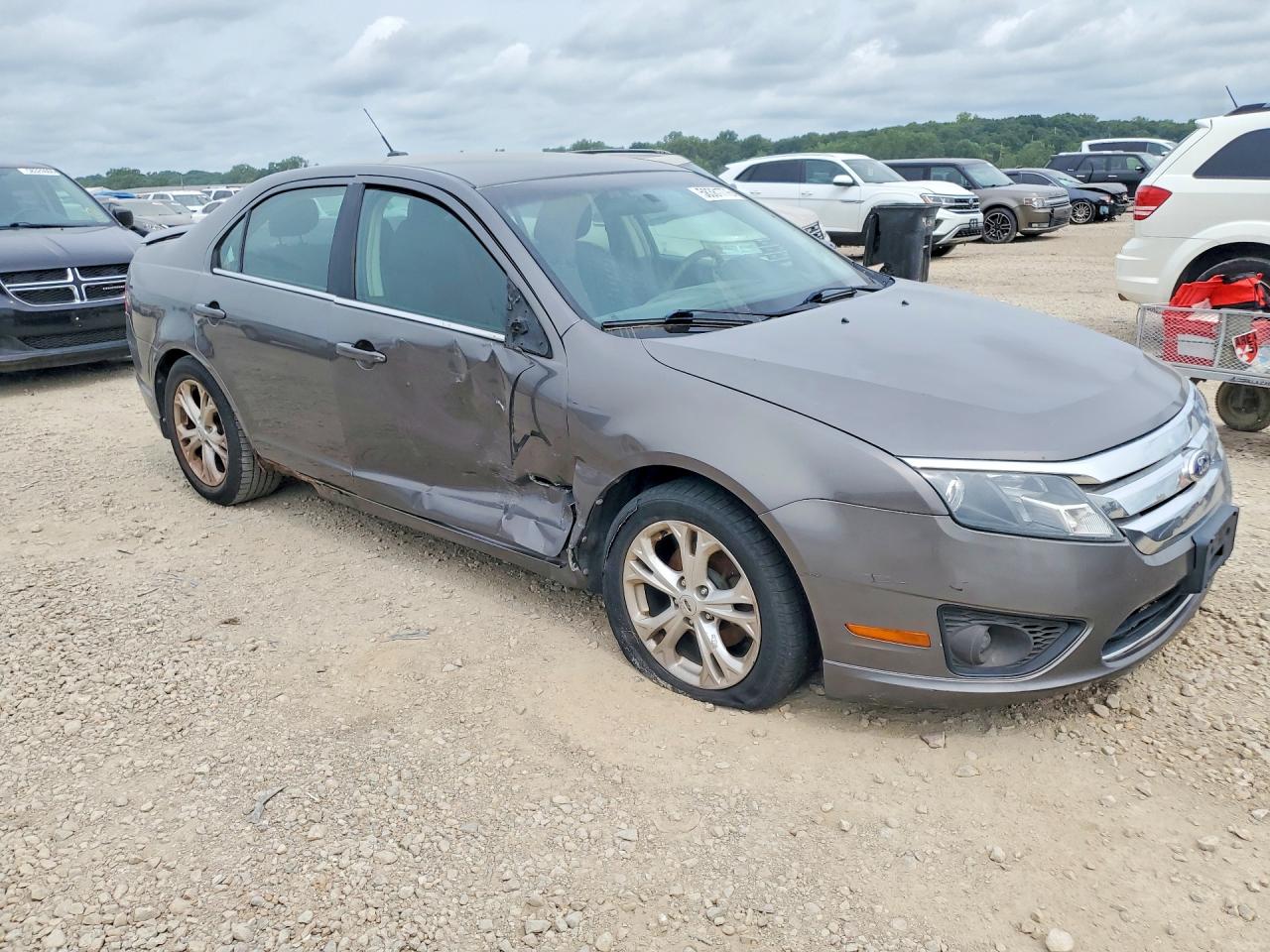 2012 Ford Fusion Se Gray vin: 3FAHP0HA9CR107909