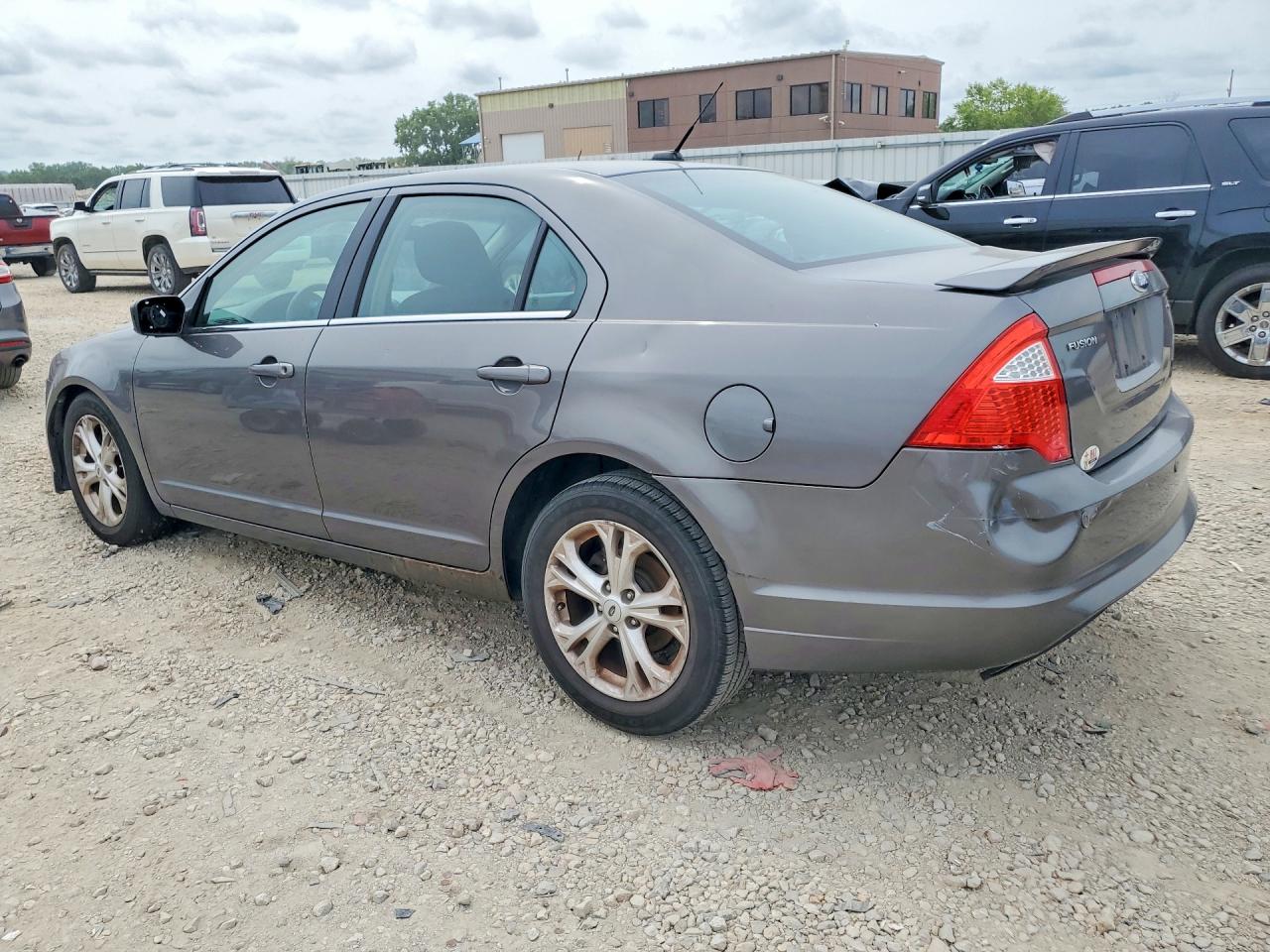 2012 Ford Fusion Se Gray vin: 3FAHP0HA9CR107909