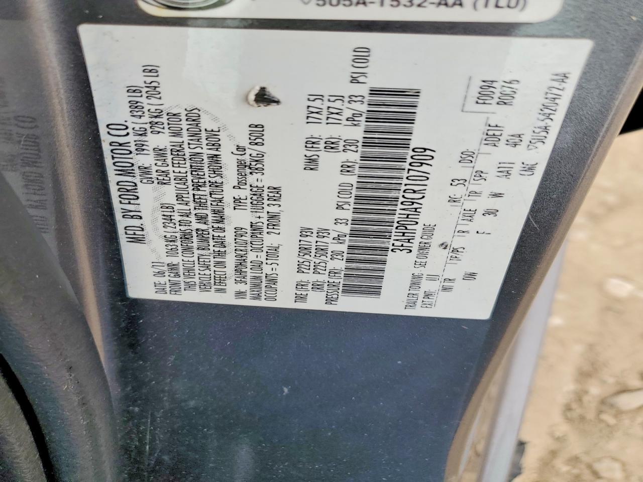 2012 Ford Fusion Se Gray vin: 3FAHP0HA9CR107909