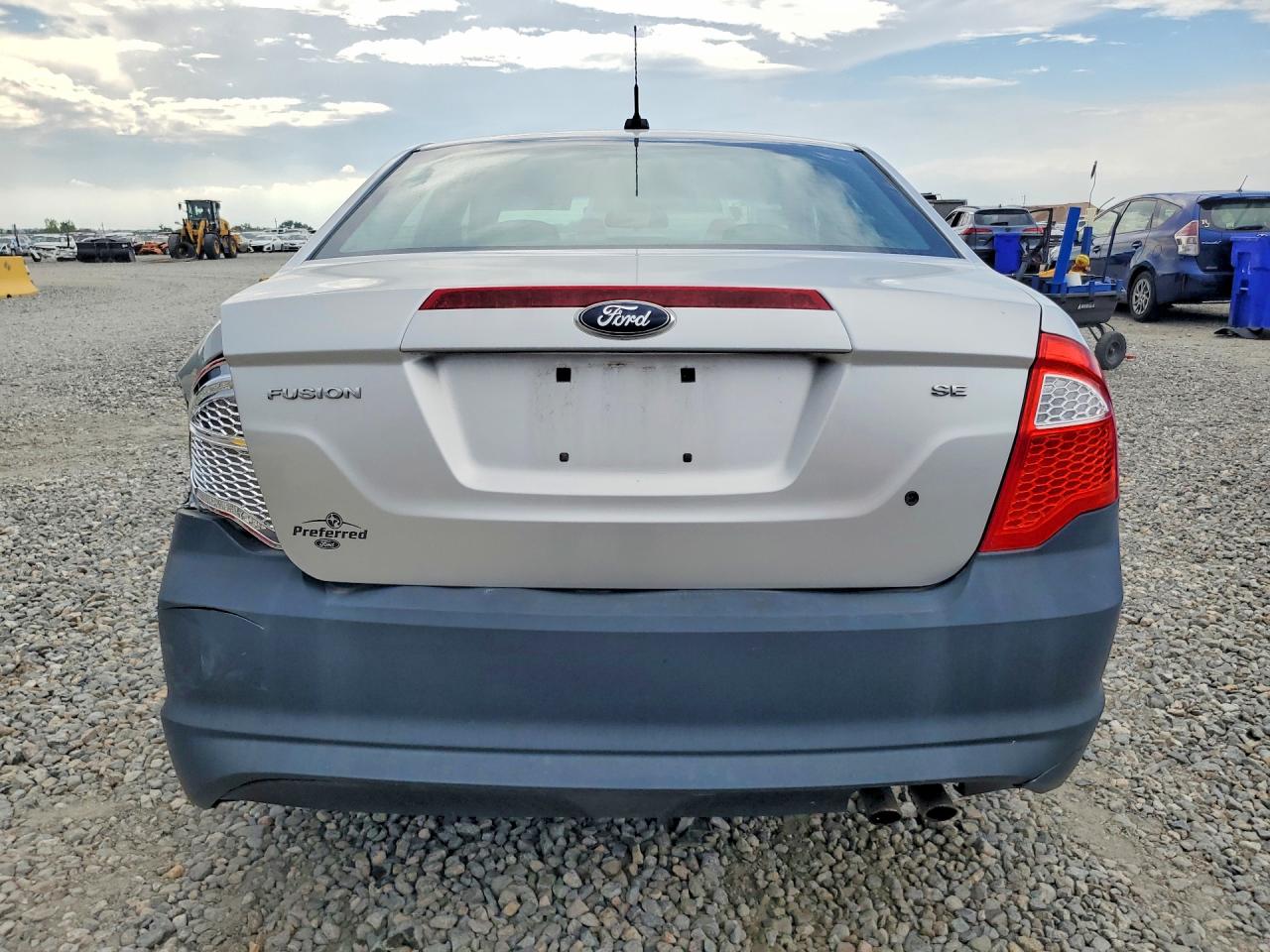 2012 Ford Fusion Se Silver vin: 3FAHP0HA9CR136956