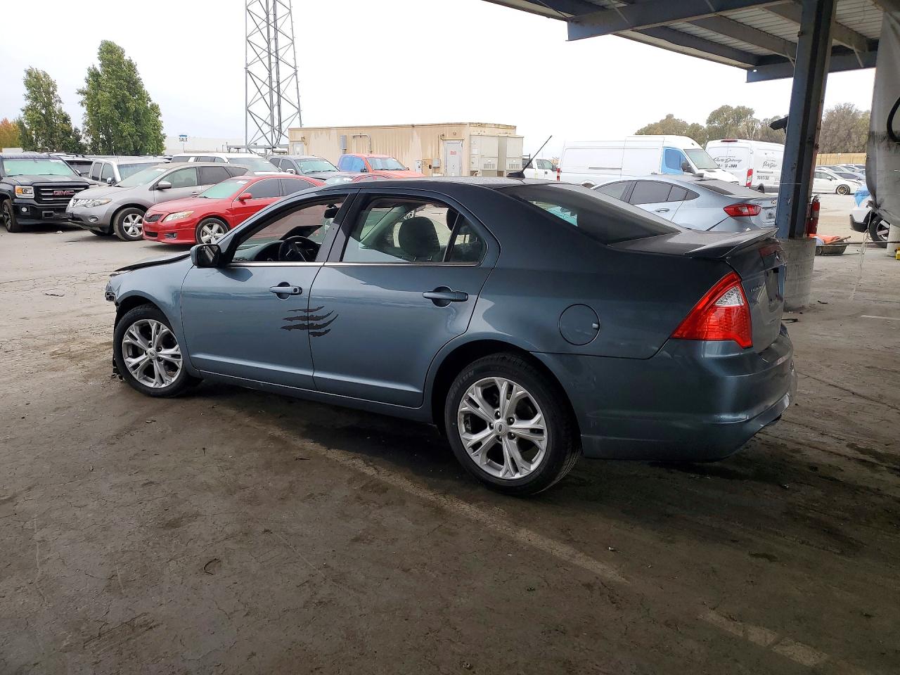 2012 Ford Fusion Se Blue vin: 3FAHP0HA9CR170072