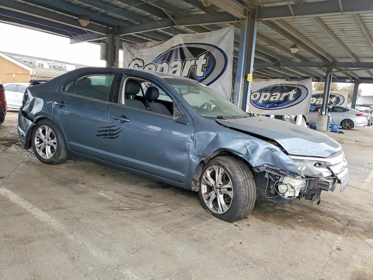 2012 Ford Fusion Se Blue vin: 3FAHP0HA9CR170072