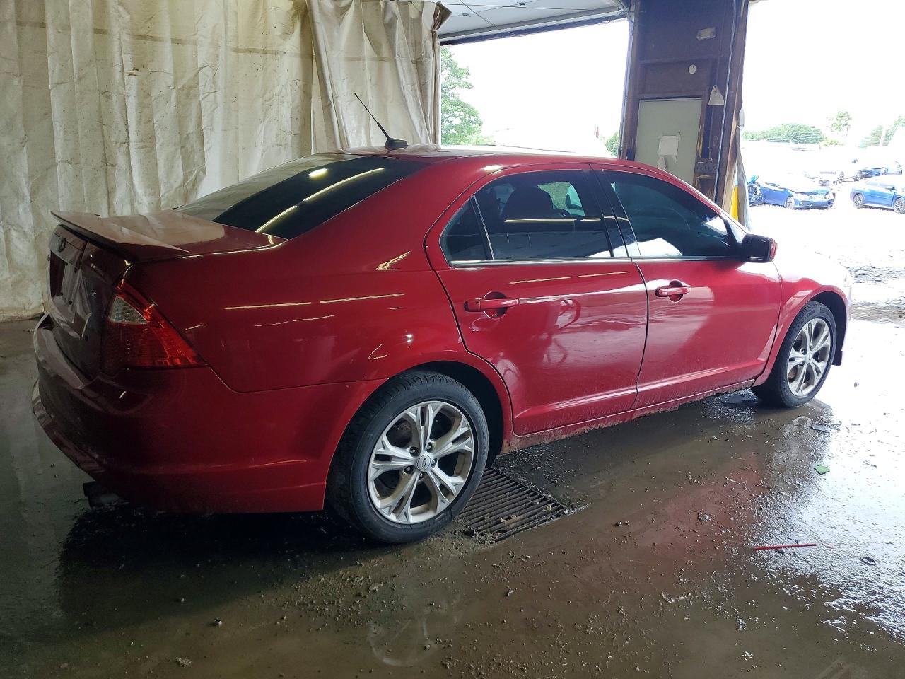 2012 Ford Fusion Se Red vin: 3FAHP0HA9CR197675