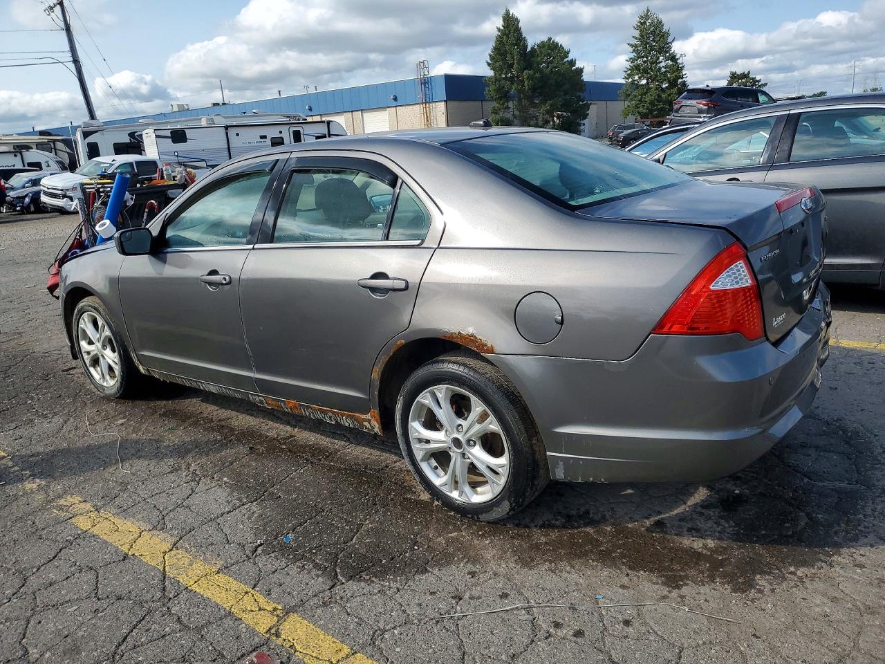 2012 Ford Fusion Se Gray vin: 3FAHP0HA9CR214068