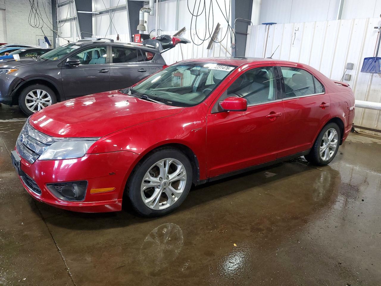 2012 Ford Fusion Se Red vin: 3FAHP0HA9CR238113