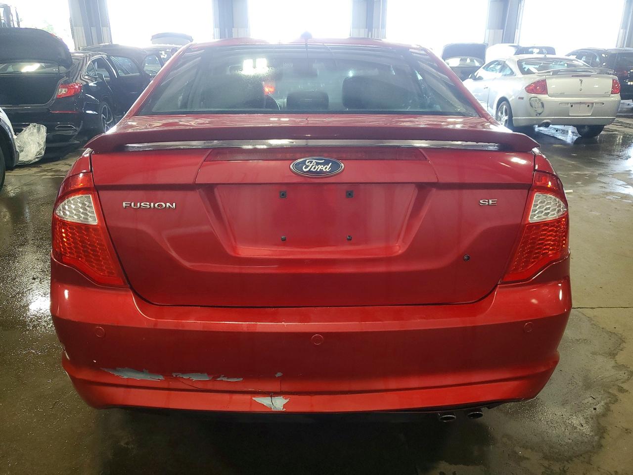 2012 Ford Fusion Se Red vin: 3FAHP0HA9CR238113