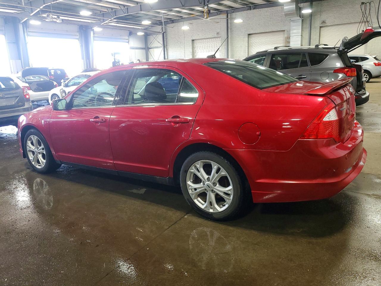 2012 Ford Fusion Se Red vin: 3FAHP0HA9CR238113